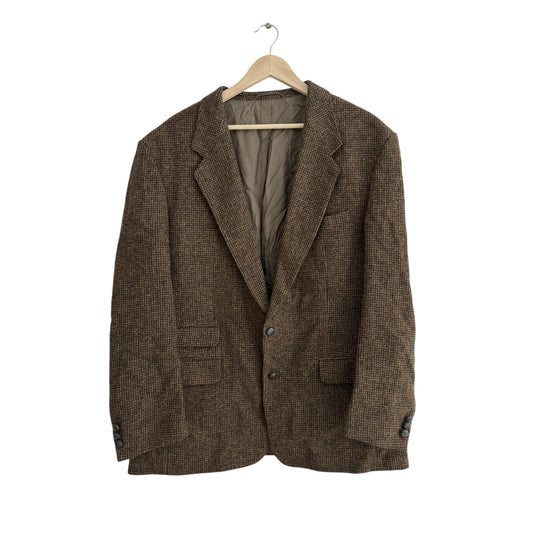 🧥 Sacou Vintage Harris Tweed din Lână – XL/XXL Bărbați - anbracaminte