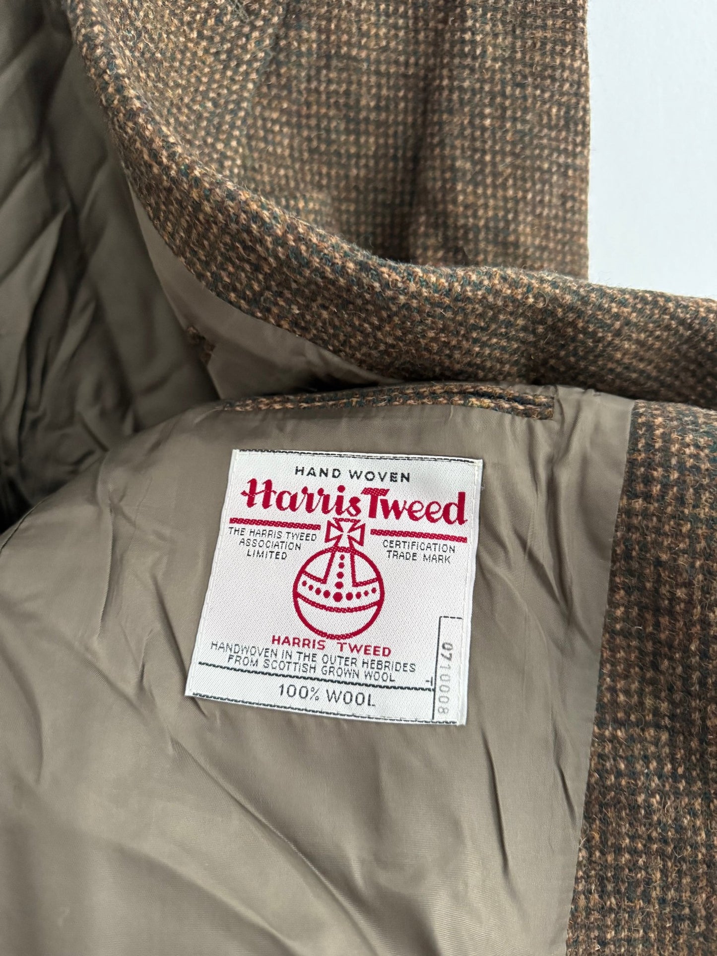 🧥 Sacou Vintage Harris Tweed din Lână – XL/XXL Bărbați - anbracaminte