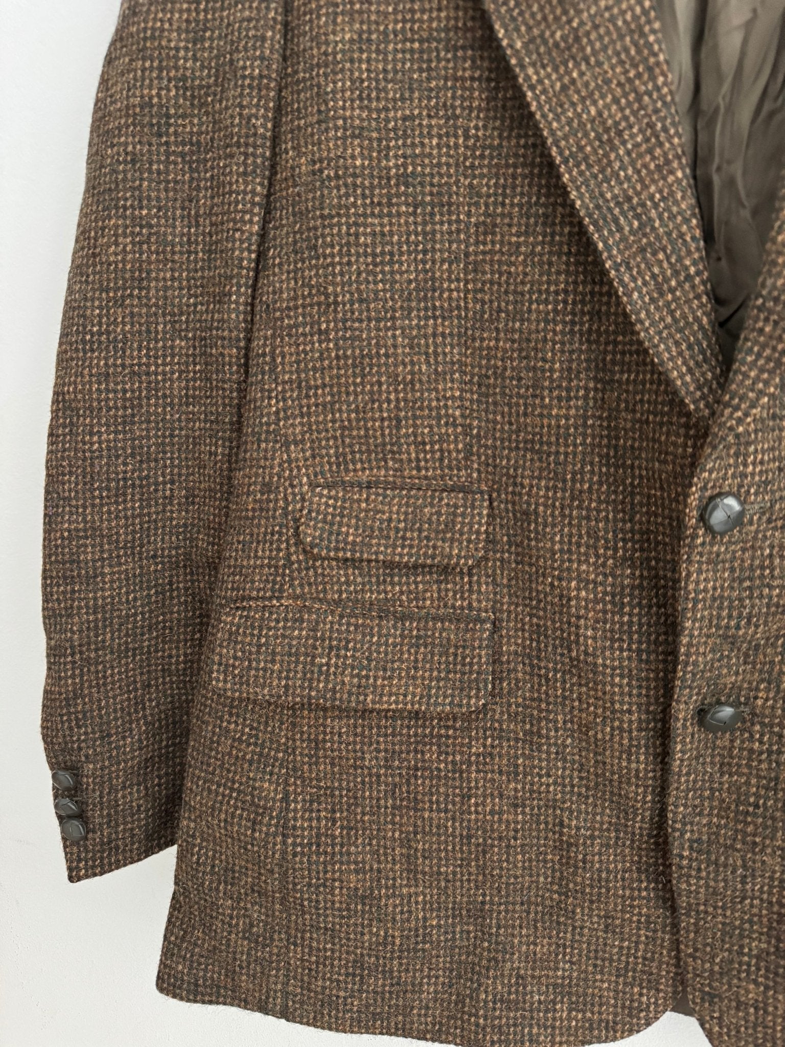 🧥 Sacou Vintage Harris Tweed din Lână – XL/XXL Bărbați - anbracaminte