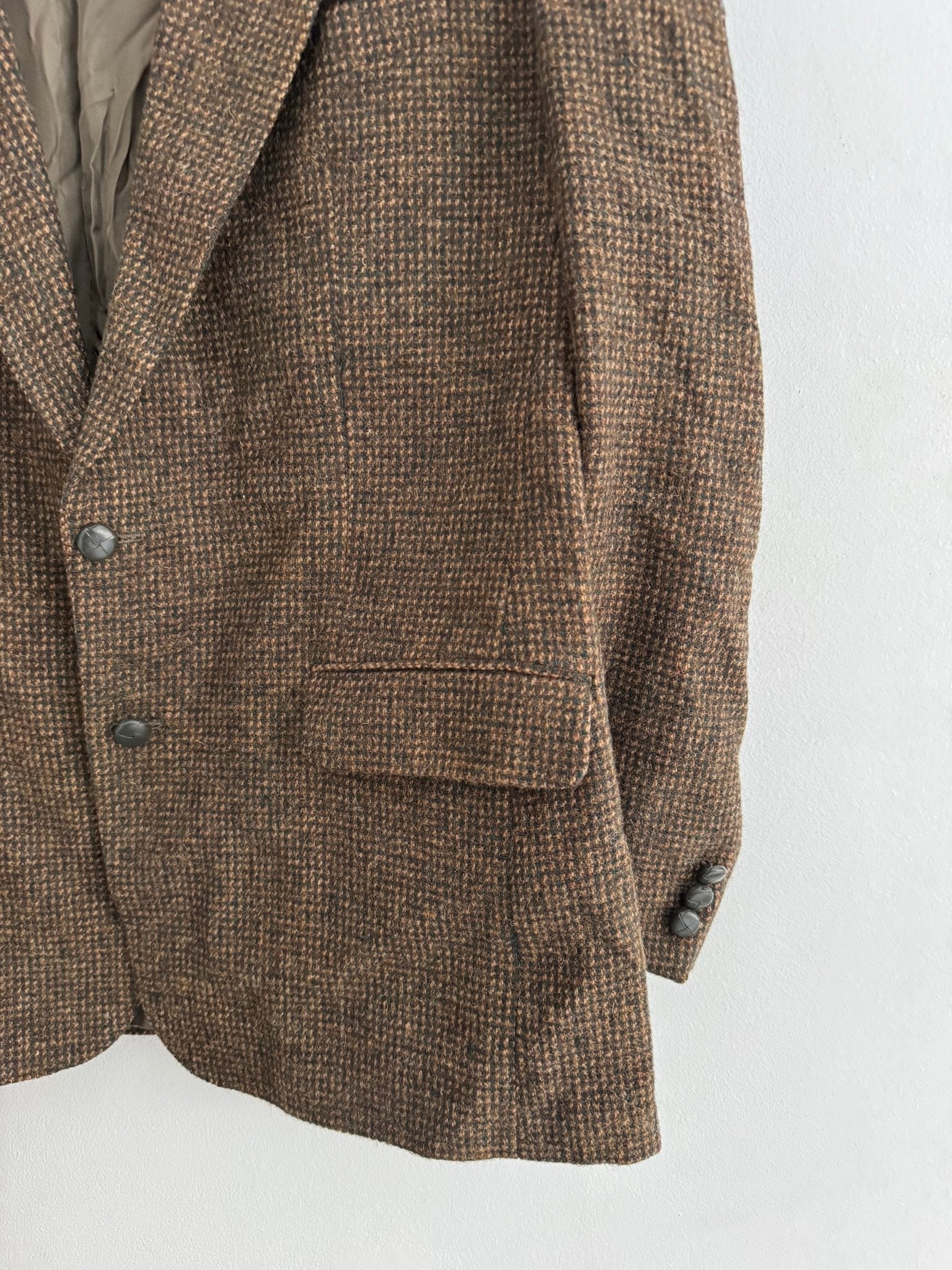 🧥 Sacou Vintage Harris Tweed din Lână – XL/XXL Bărbați - anbracaminte
