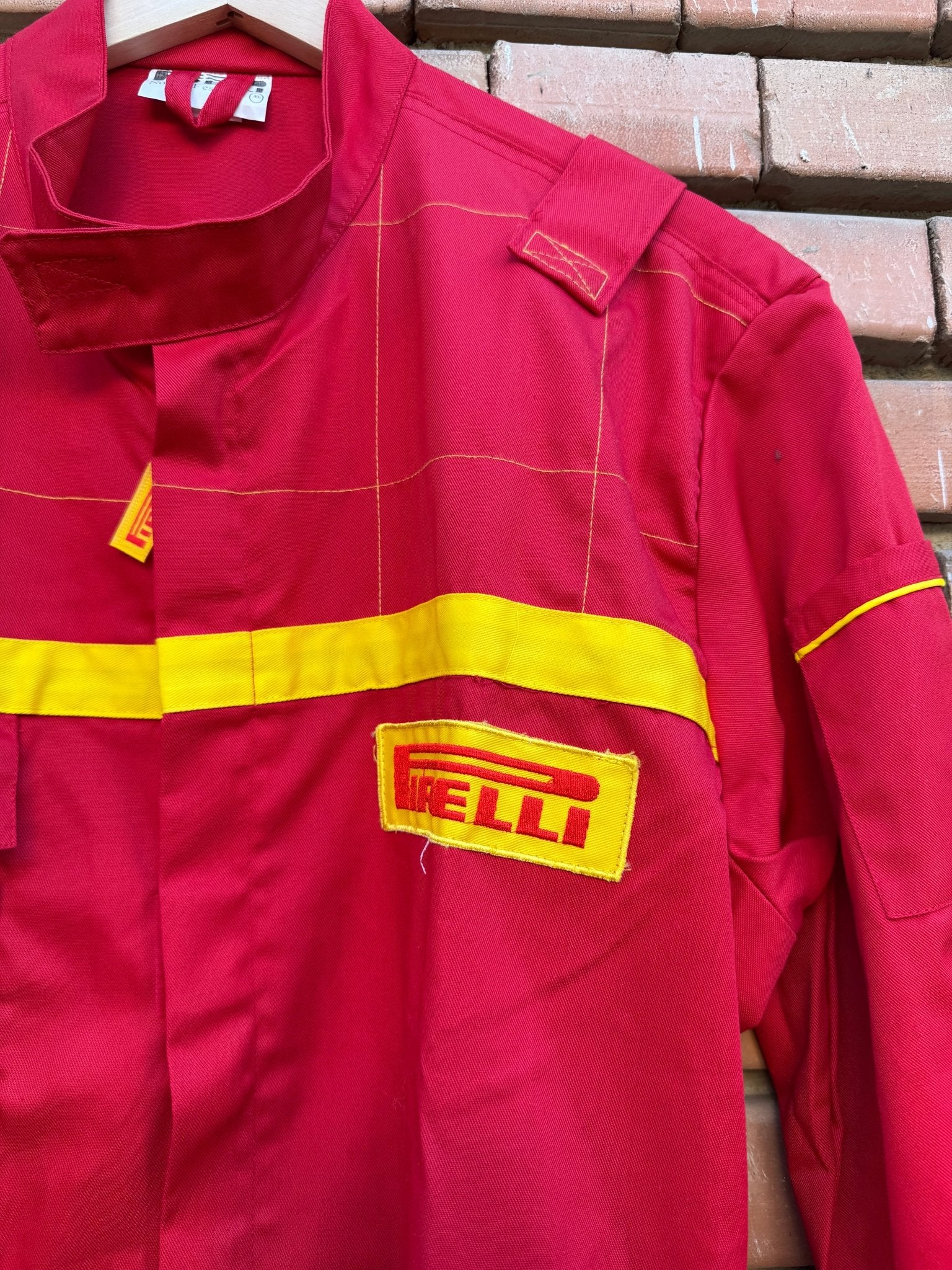 🏎️ Salopetă Vintage Mecanic Pirelli – XL - anbracaminte