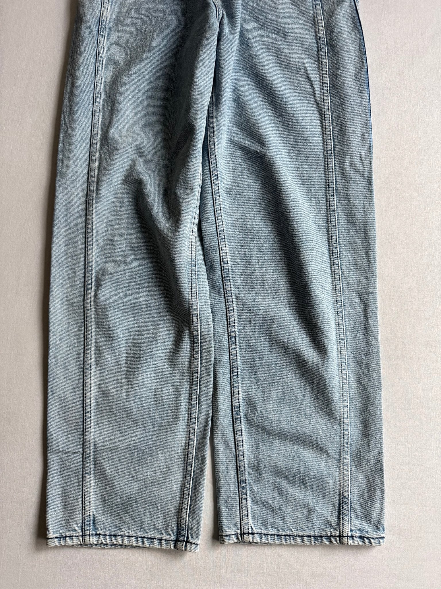 👖 Sandro Paris Light Wash Relaxed Fit / Baggy Jeans – Mărime 40 femei - anbracaminte