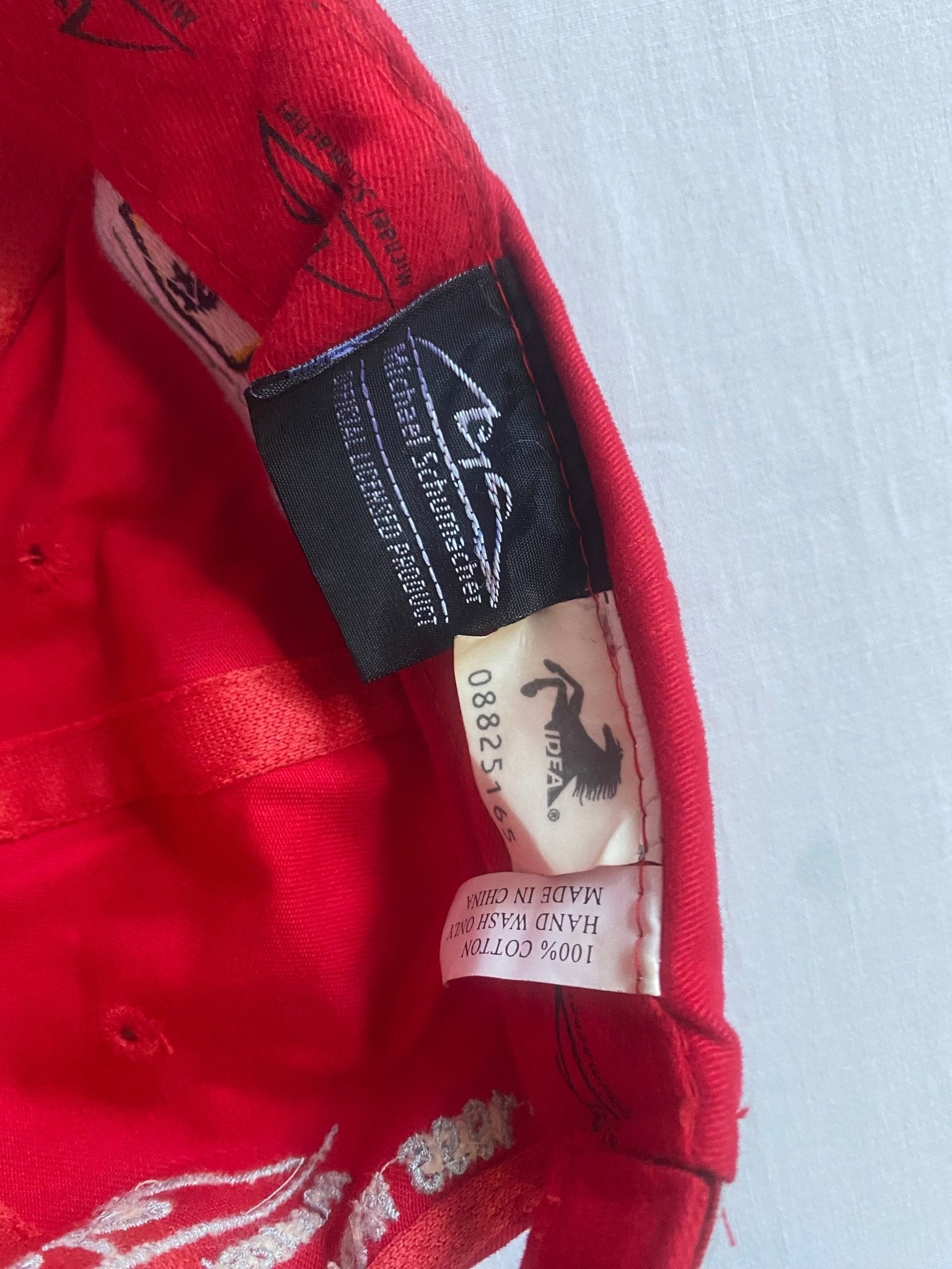 🧢 Șapcă Vintage Ferrari x Michael Schumacher - anbracaminte