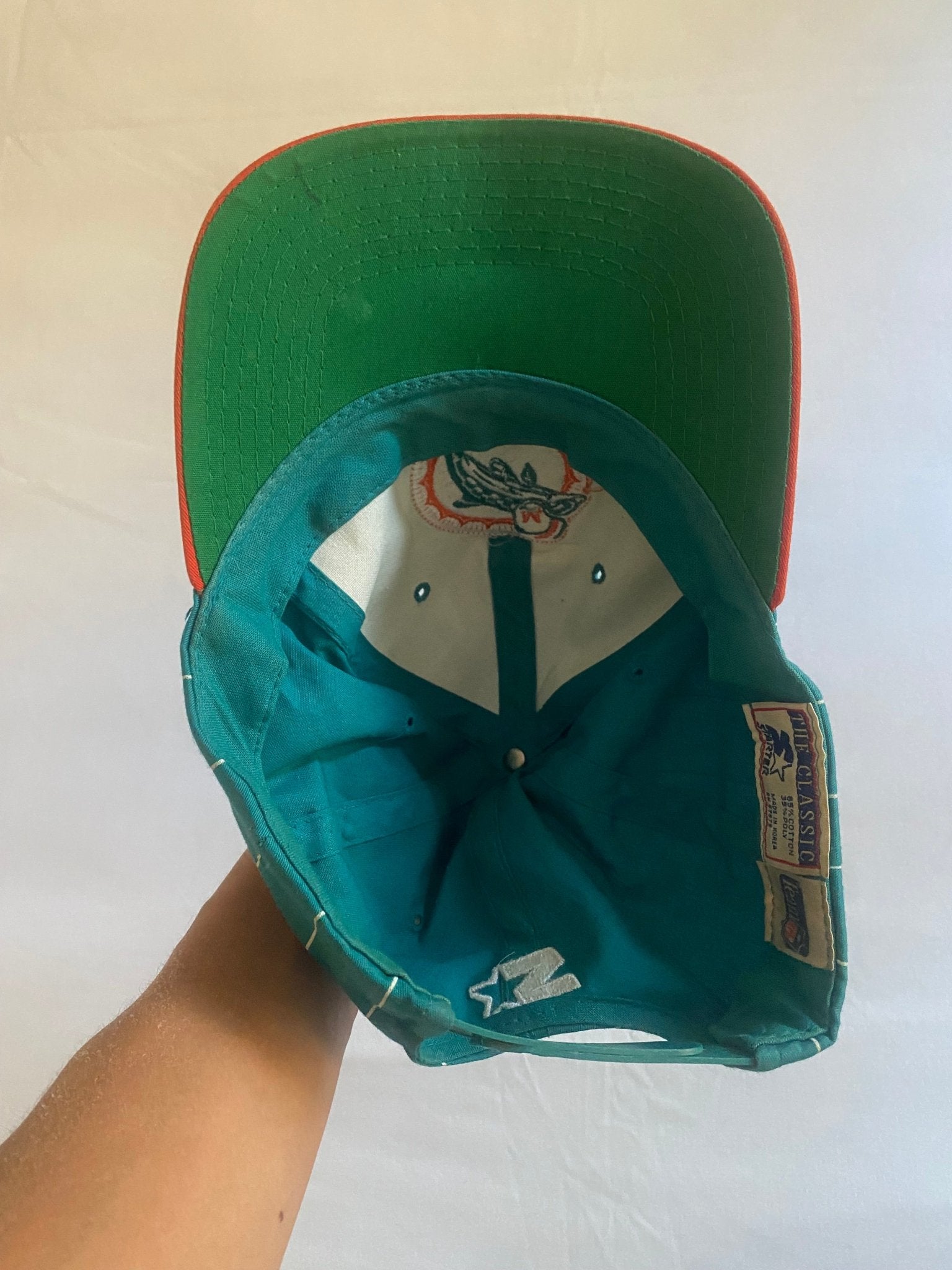 Șapcă Vintage Starter x Miami Dolphins Snapback – Logo Brodat – One Size - anbracaminte