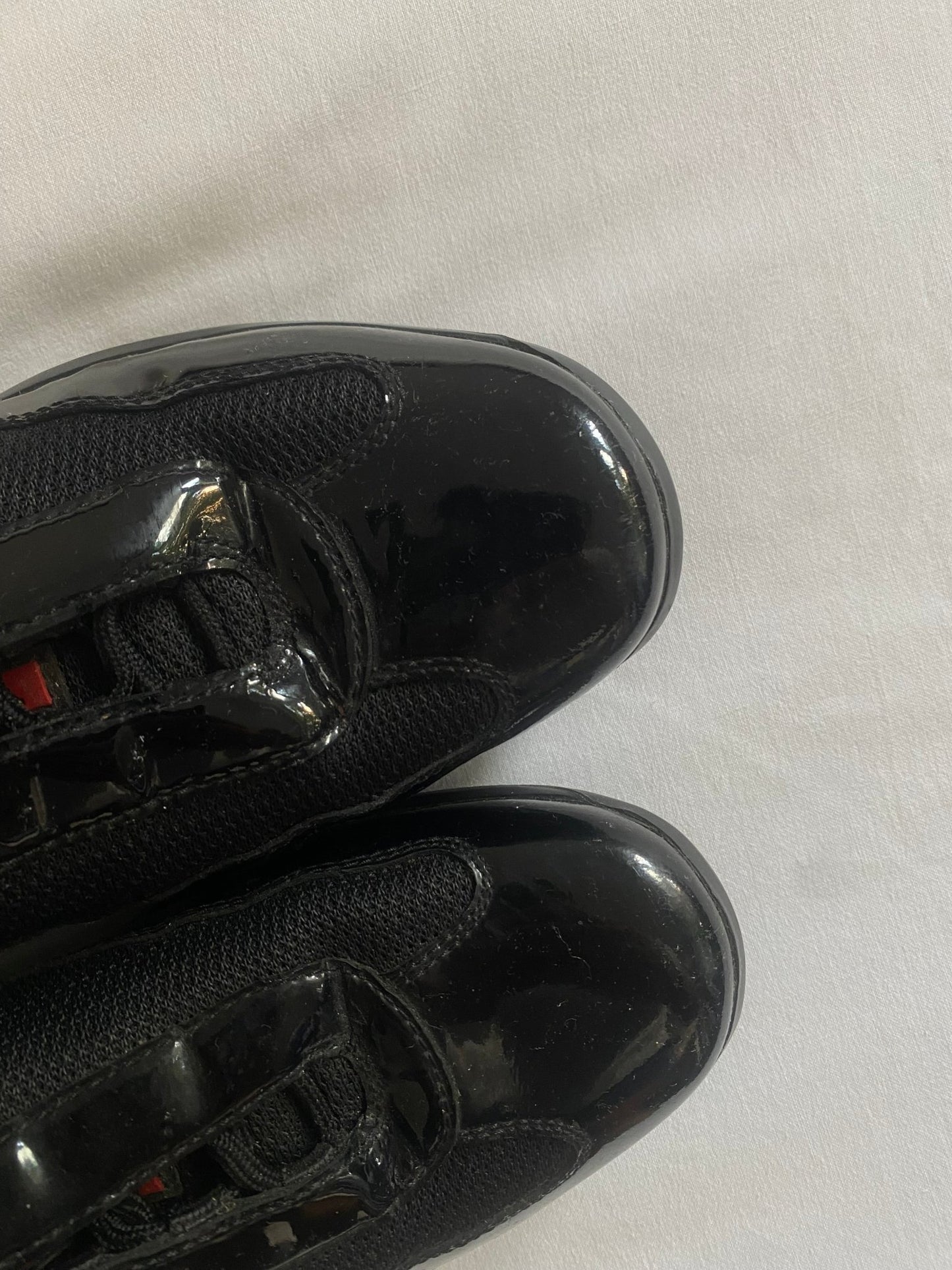 ⛵️ Sneakers Vintage Prada – America’s Cup – Piele Lăcuită Neagră – Mărime 37 - anbracaminte