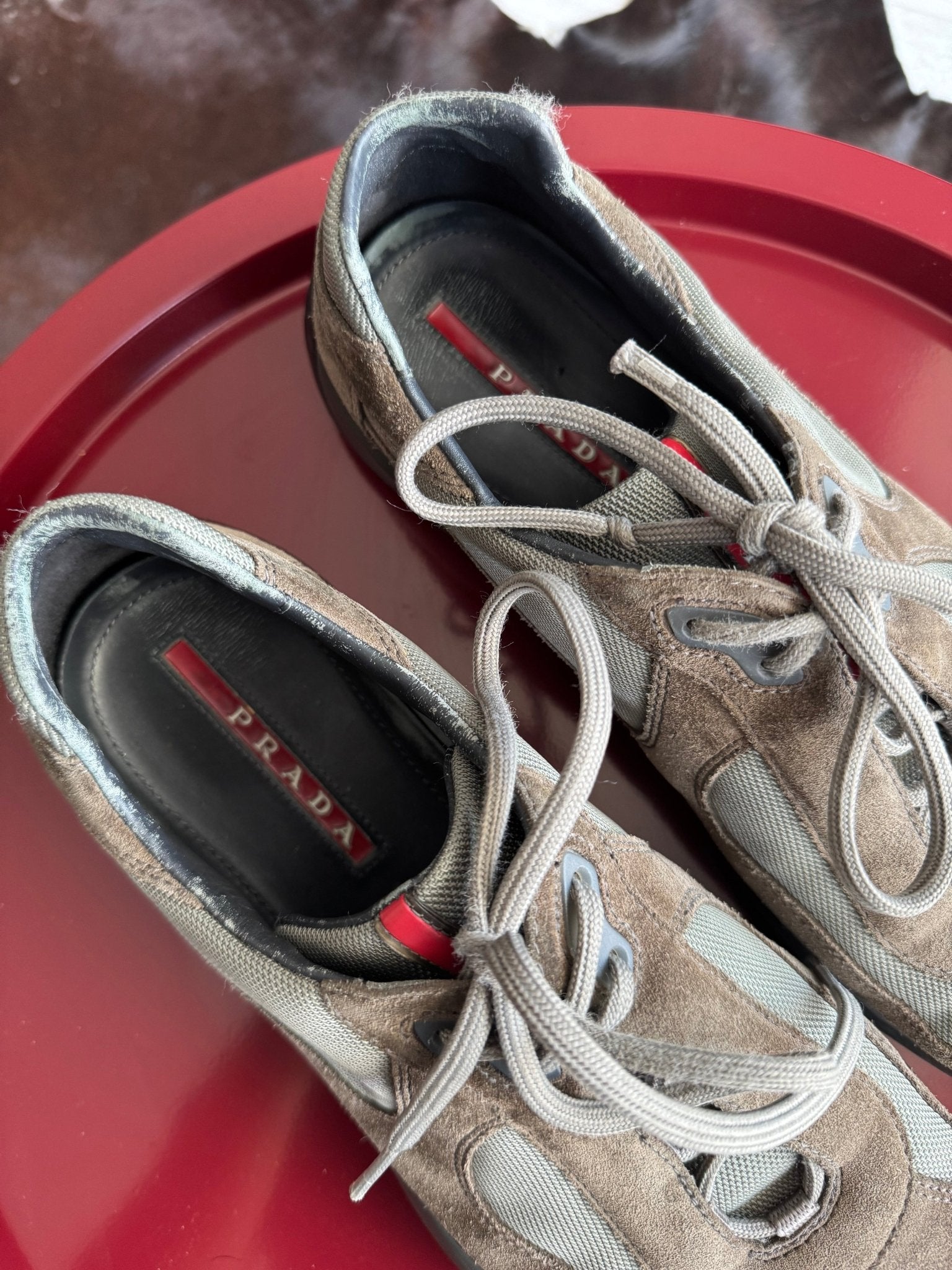 👟 Sneakers Vintage Prada America’s Cup Suede – UK 11 - anbracaminte