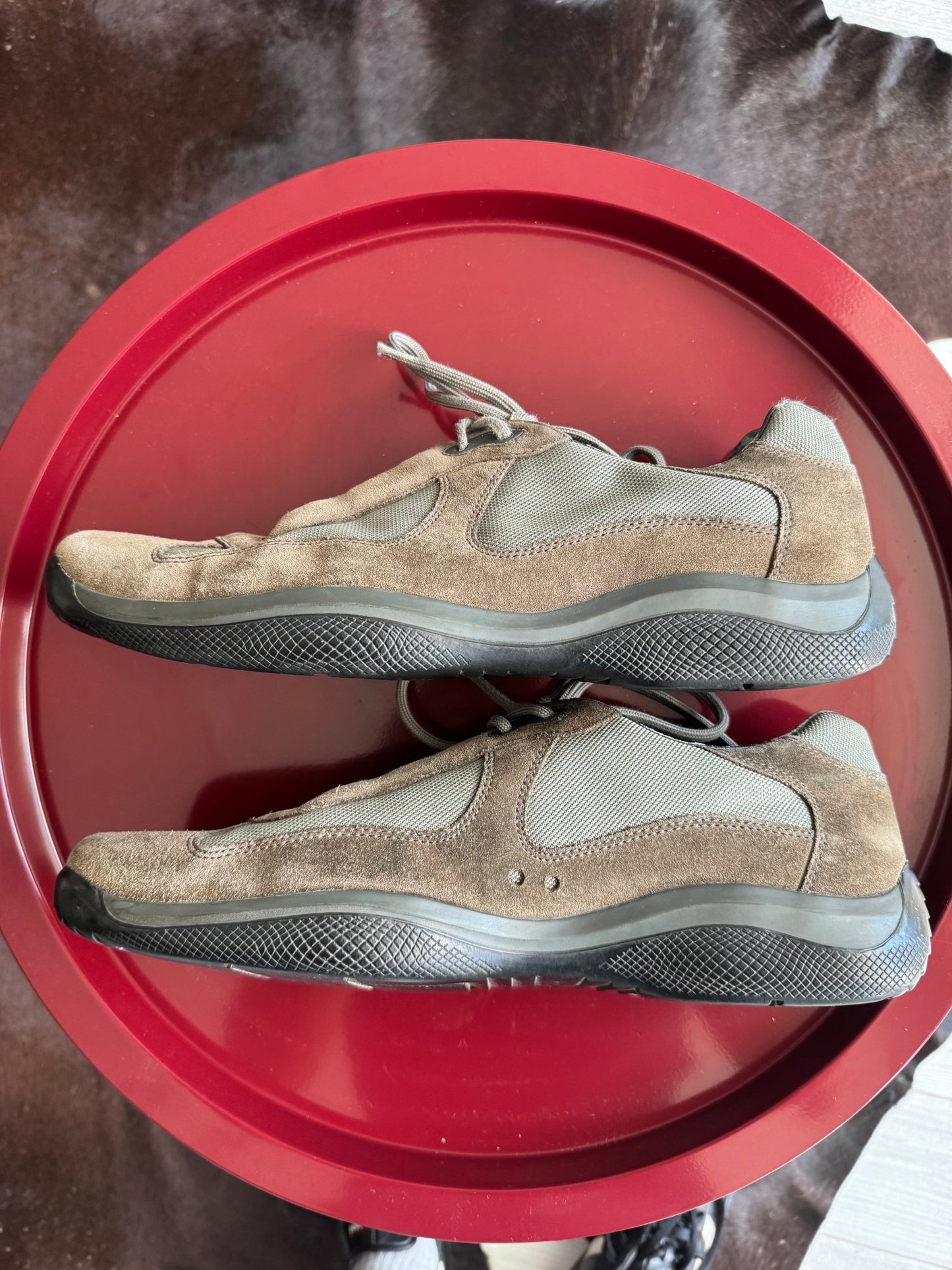 👟 Sneakers Vintage Prada America’s Cup Suede – UK 11 - anbracaminte