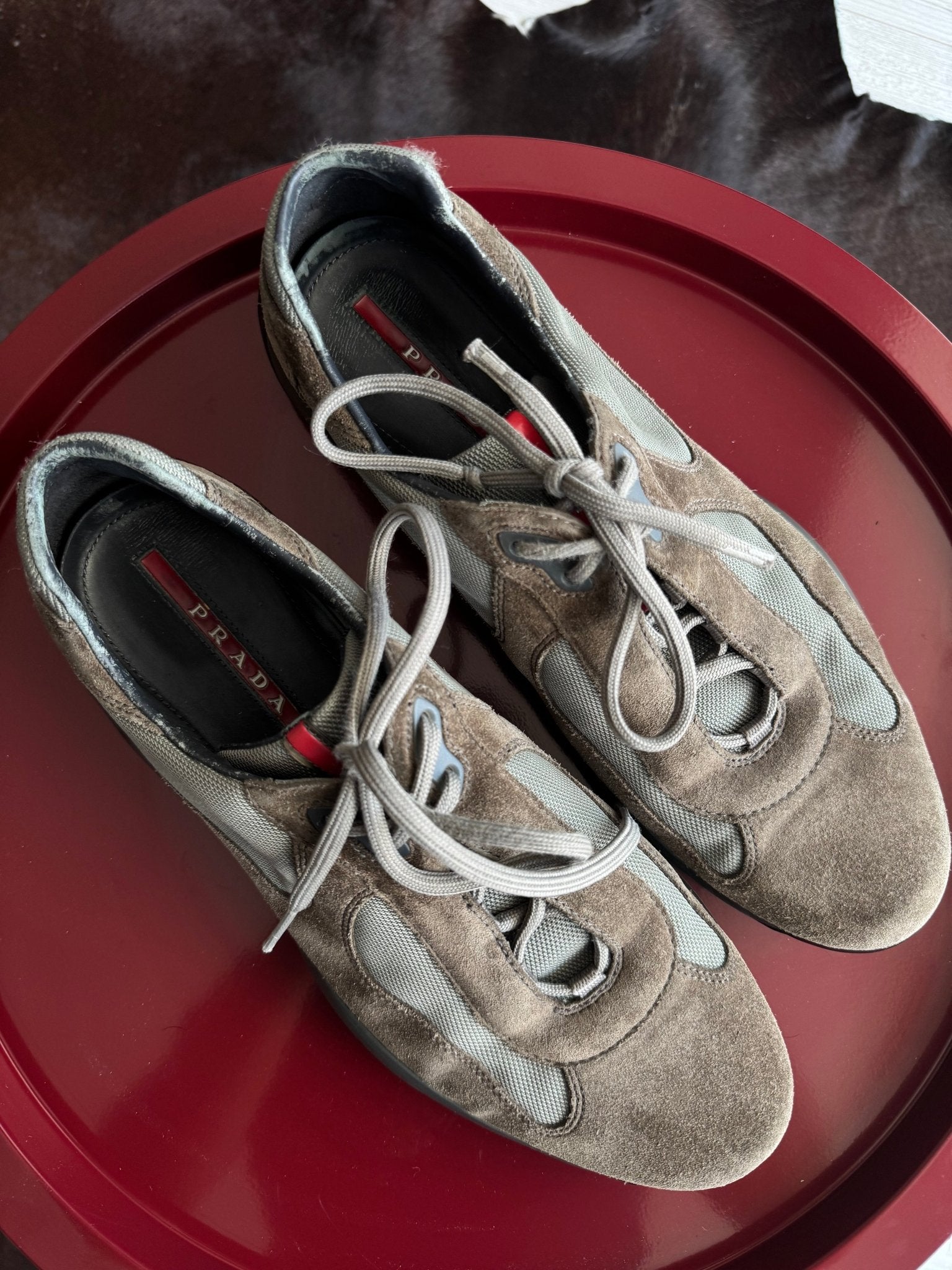 👟 Sneakers Vintage Prada America’s Cup Suede – UK 11 - anbracaminte
