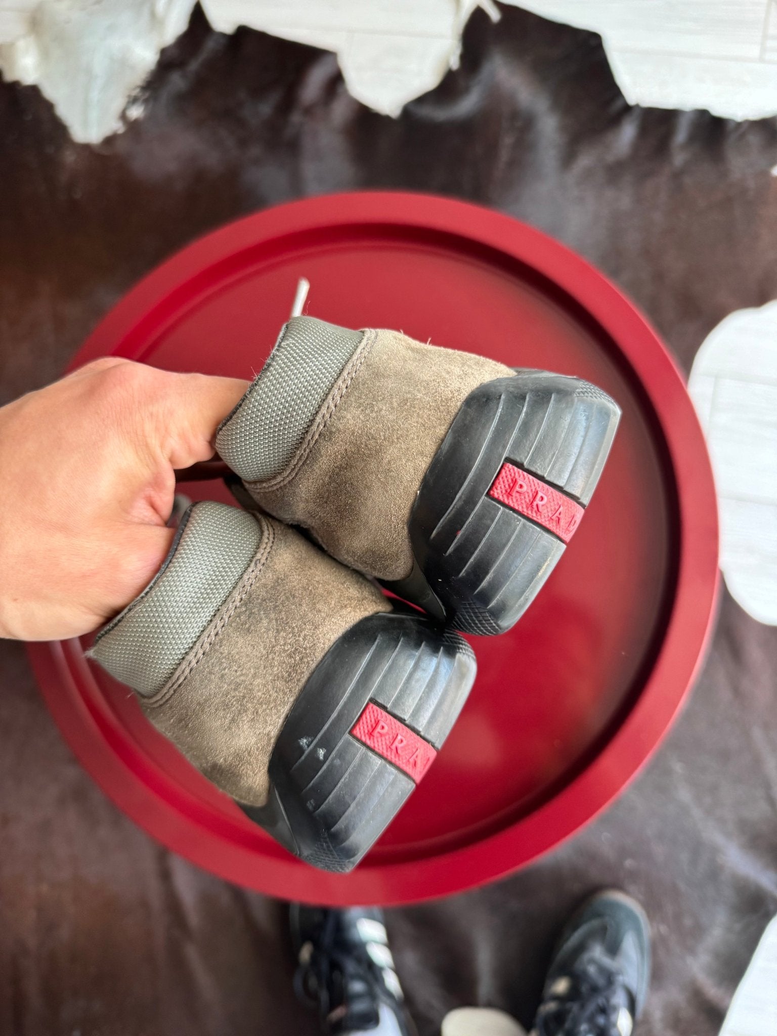👟 Sneakers Vintage Prada America’s Cup Suede – UK 11 - anbracaminte