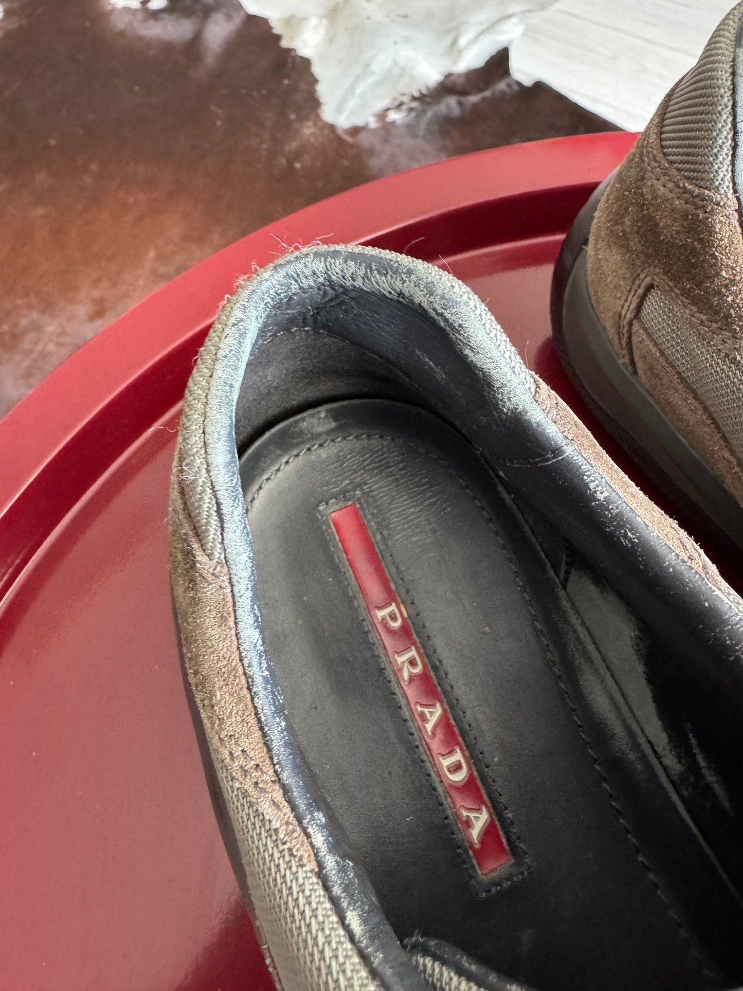 👟 Sneakers Vintage Prada America’s Cup Suede – UK 11 - anbracaminte