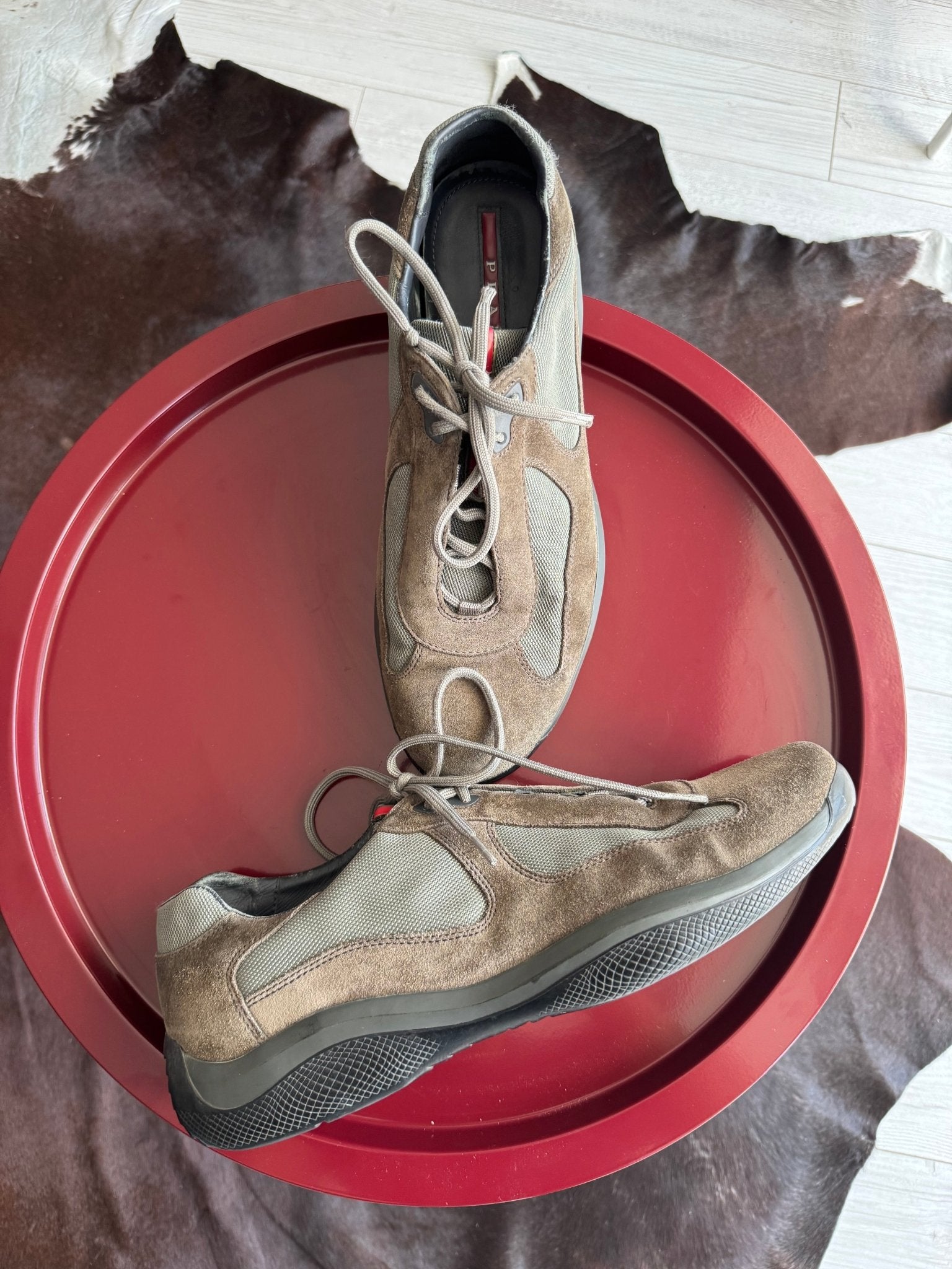 👟 Sneakers Vintage Prada America’s Cup Suede – UK 11 - anbracaminte
