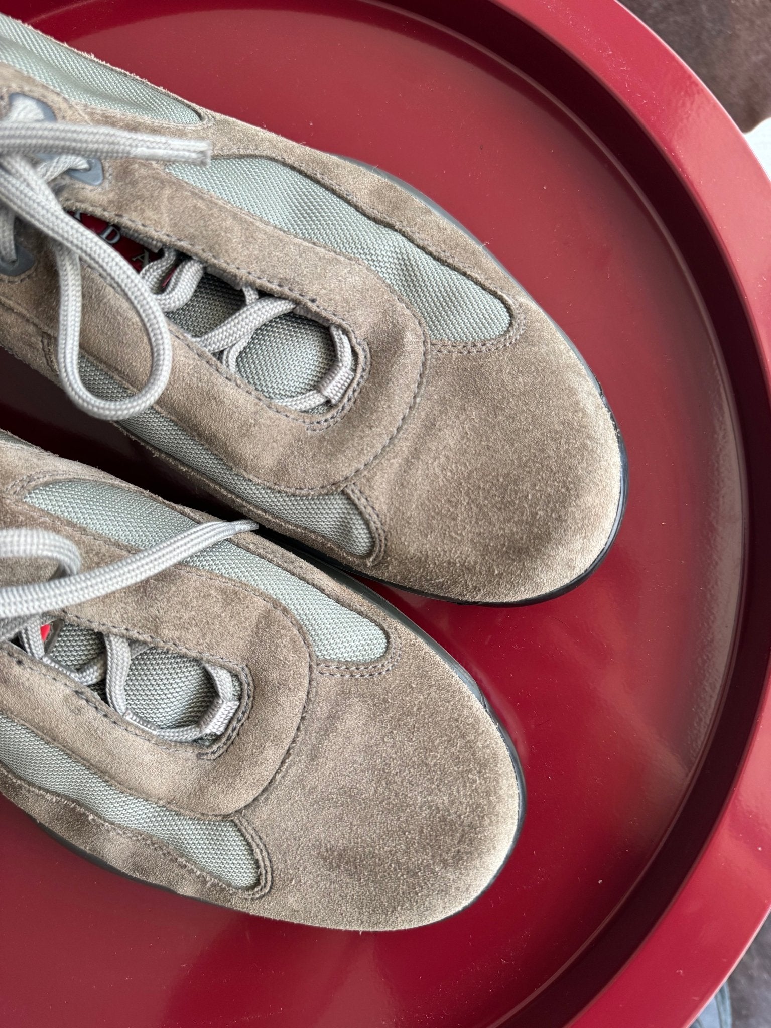 👟 Sneakers Vintage Prada America’s Cup Suede – UK 11 - anbracaminte