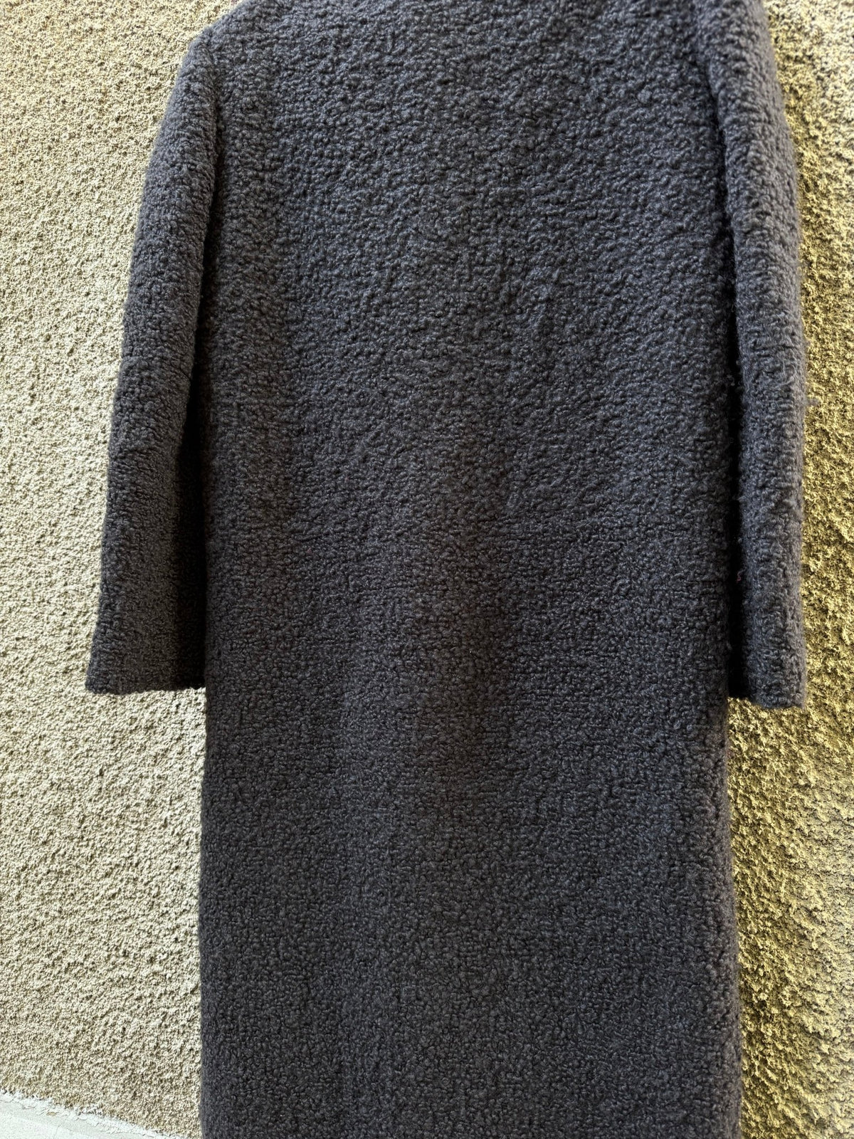 Sportmax Palton Lână Gri Vintage Femei | Teddy | M/L (40) - anbracaminte