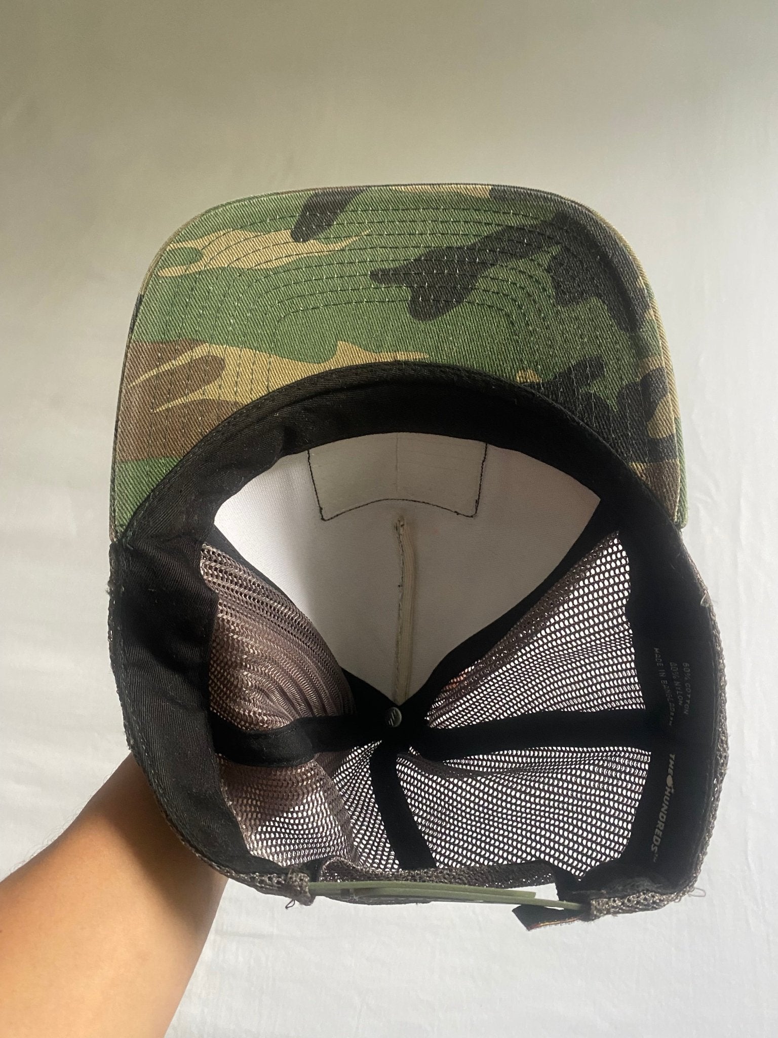 The Hundreds Camo Trucker Hat - anbracaminte