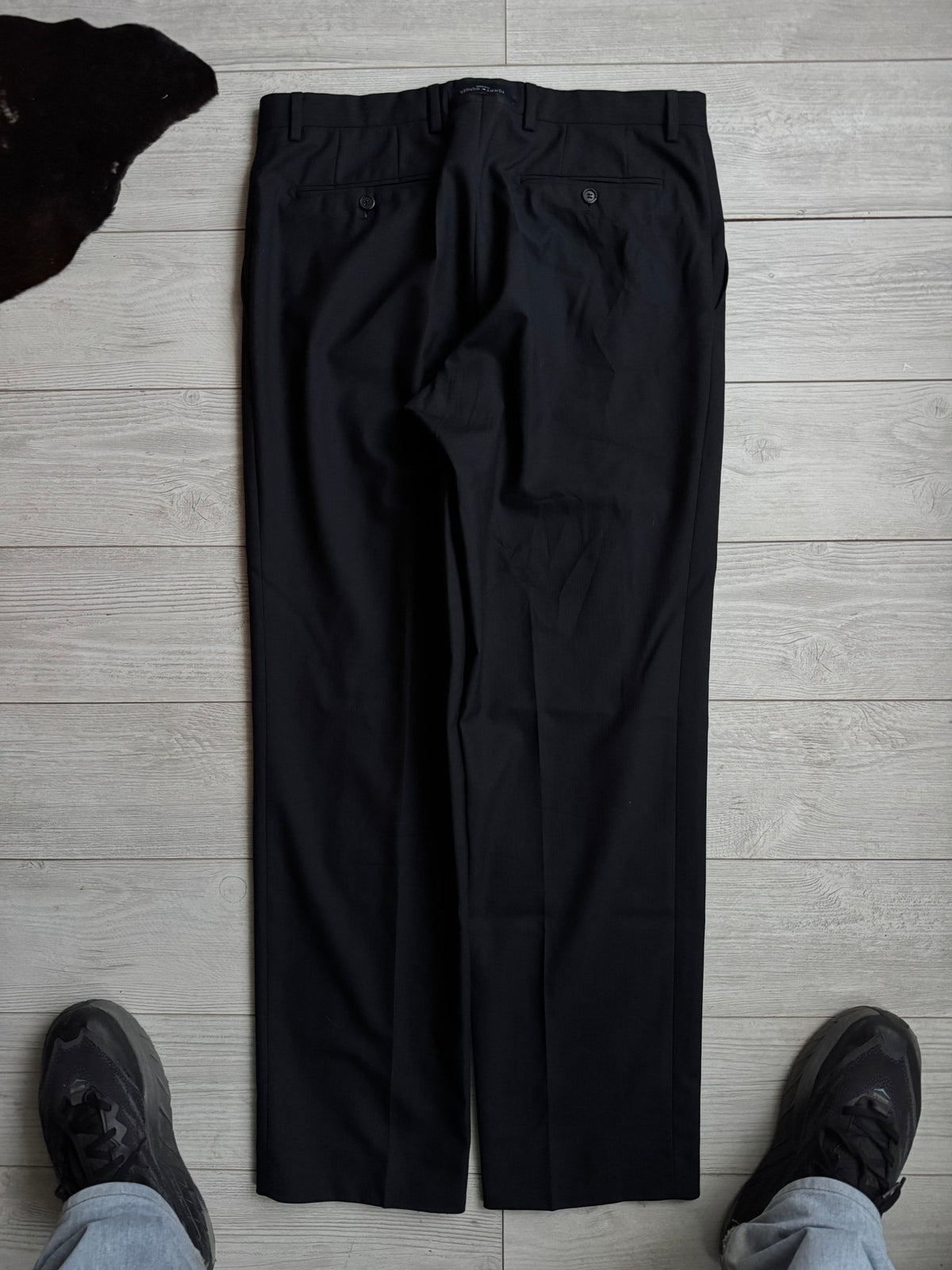 Tommy Hilfiger Pantaloni Lână Bleumarin Bărbați | EU 50 - anbracaminte