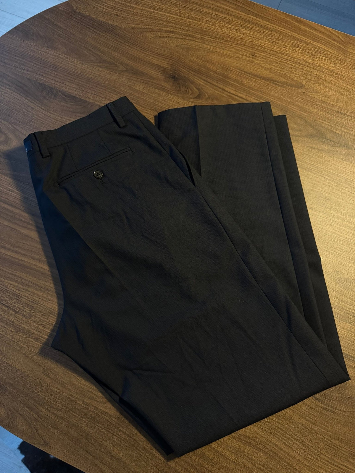 Tommy Hilfiger Pantaloni Lână Bleumarin Bărbați | EU 50 - anbracaminte