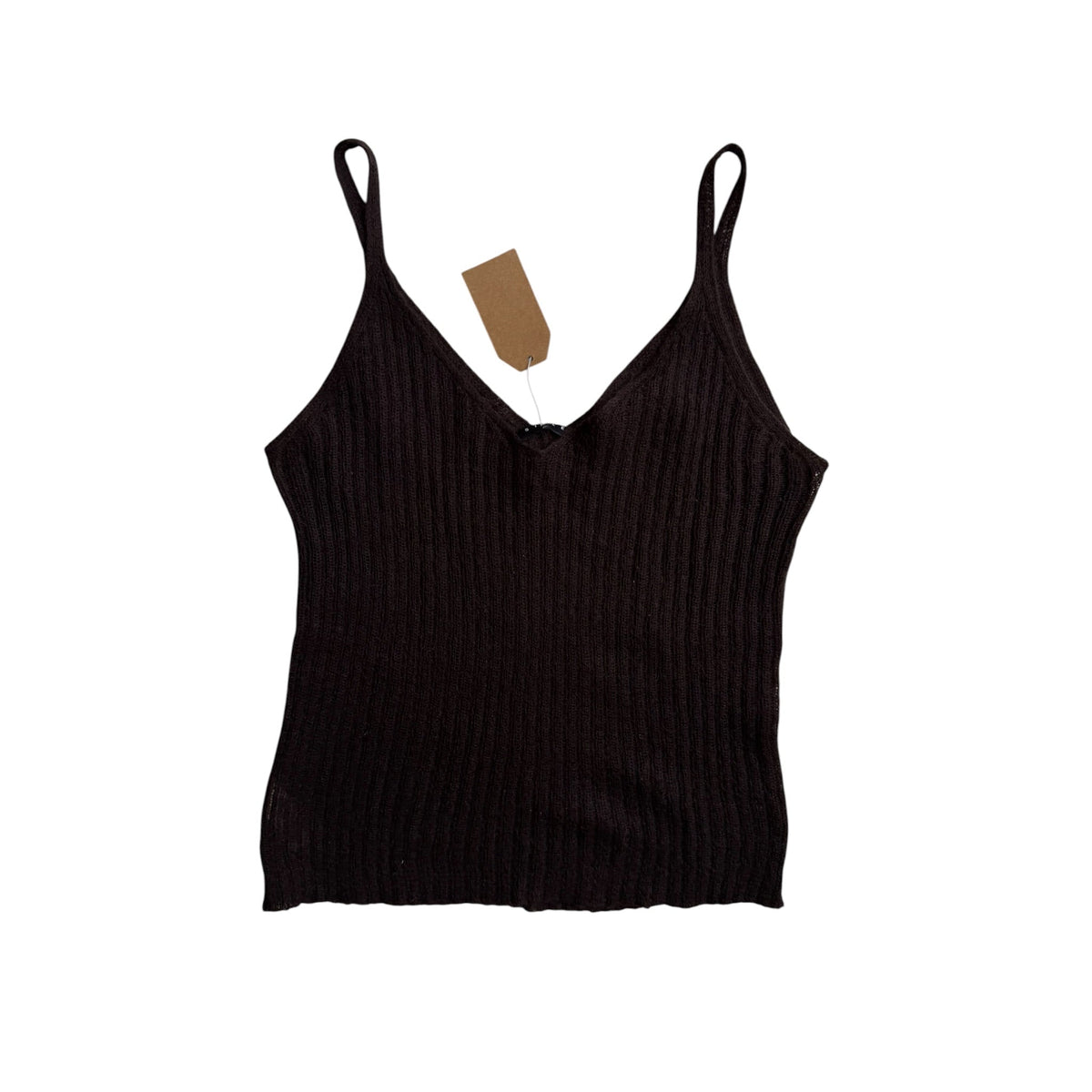 💁‍♀️ Top Mohair Maro Închis Y2K | Amestec Mohair Lană | Made in Italy – S Damă - anbracaminte
