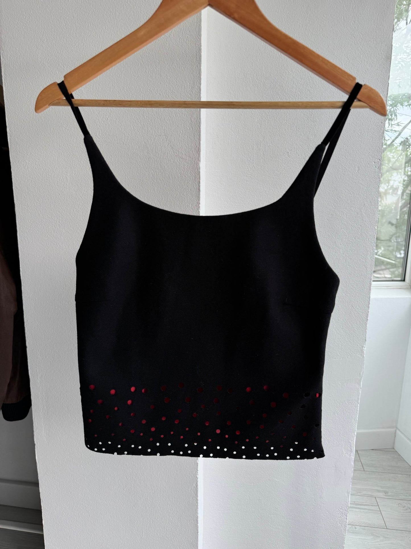 🖤 Top Vintage Closed Black Virgin Wool – S – Made in Italy - anbracaminte