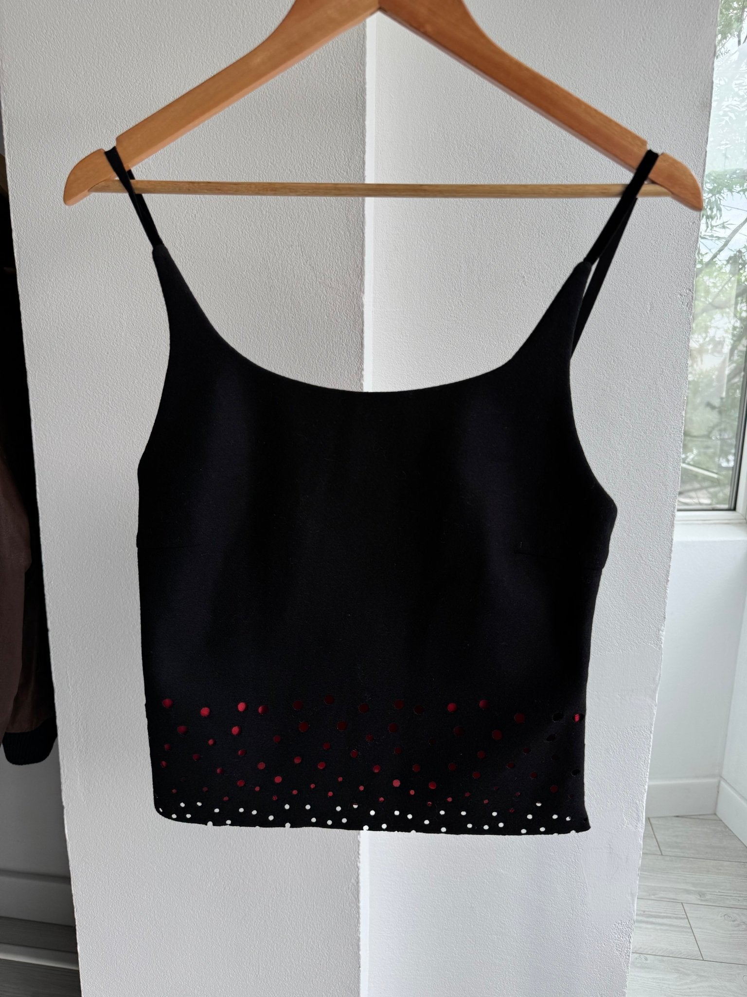 🖤 Top Vintage Closed Black Virgin Wool – S – Made in Italy - anbracaminte