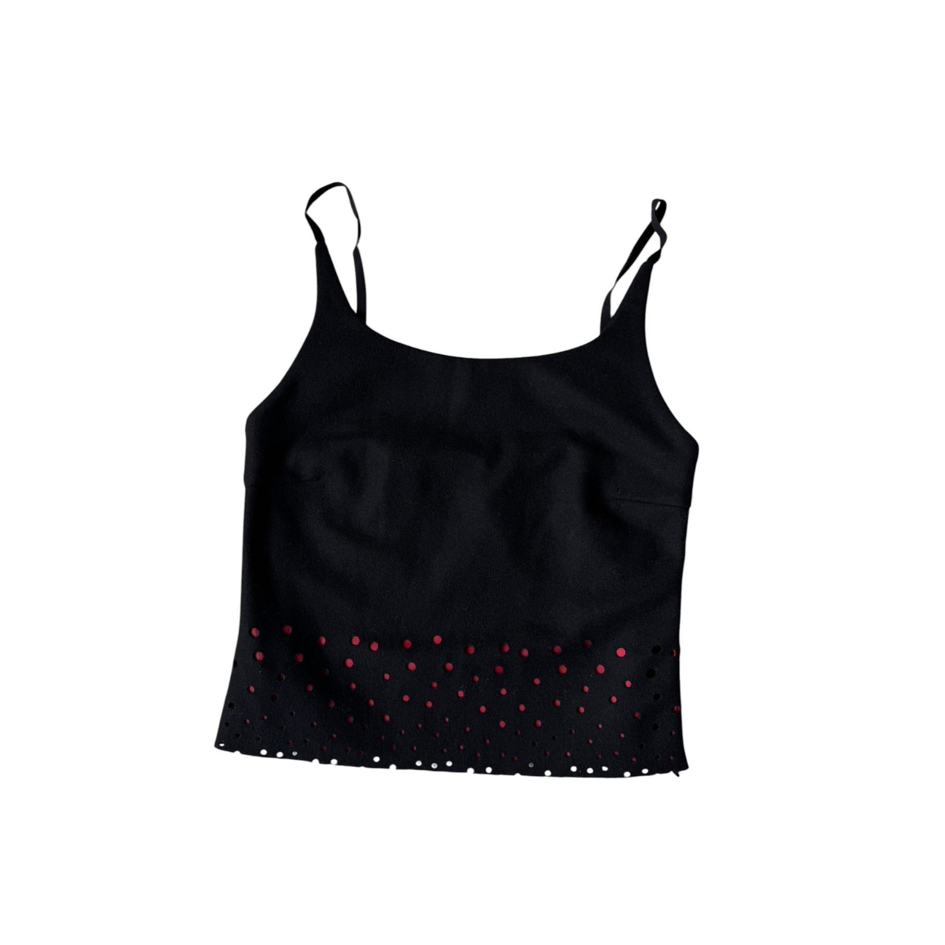 🖤 Top Vintage Closed Black Virgin Wool – S – Made in Italy - anbracaminte