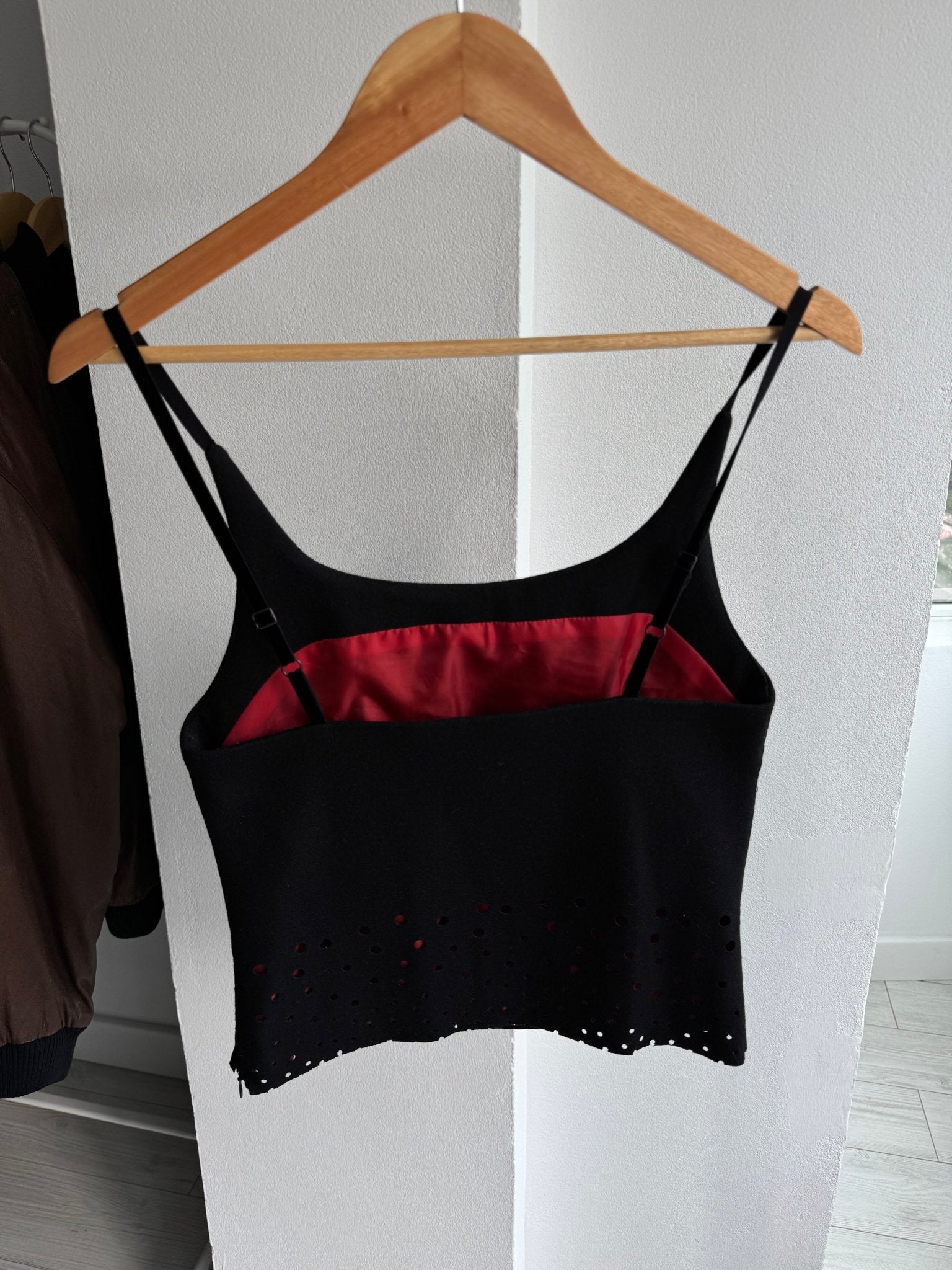 🖤 Top Vintage Closed Black Virgin Wool – S – Made in Italy - anbracaminte