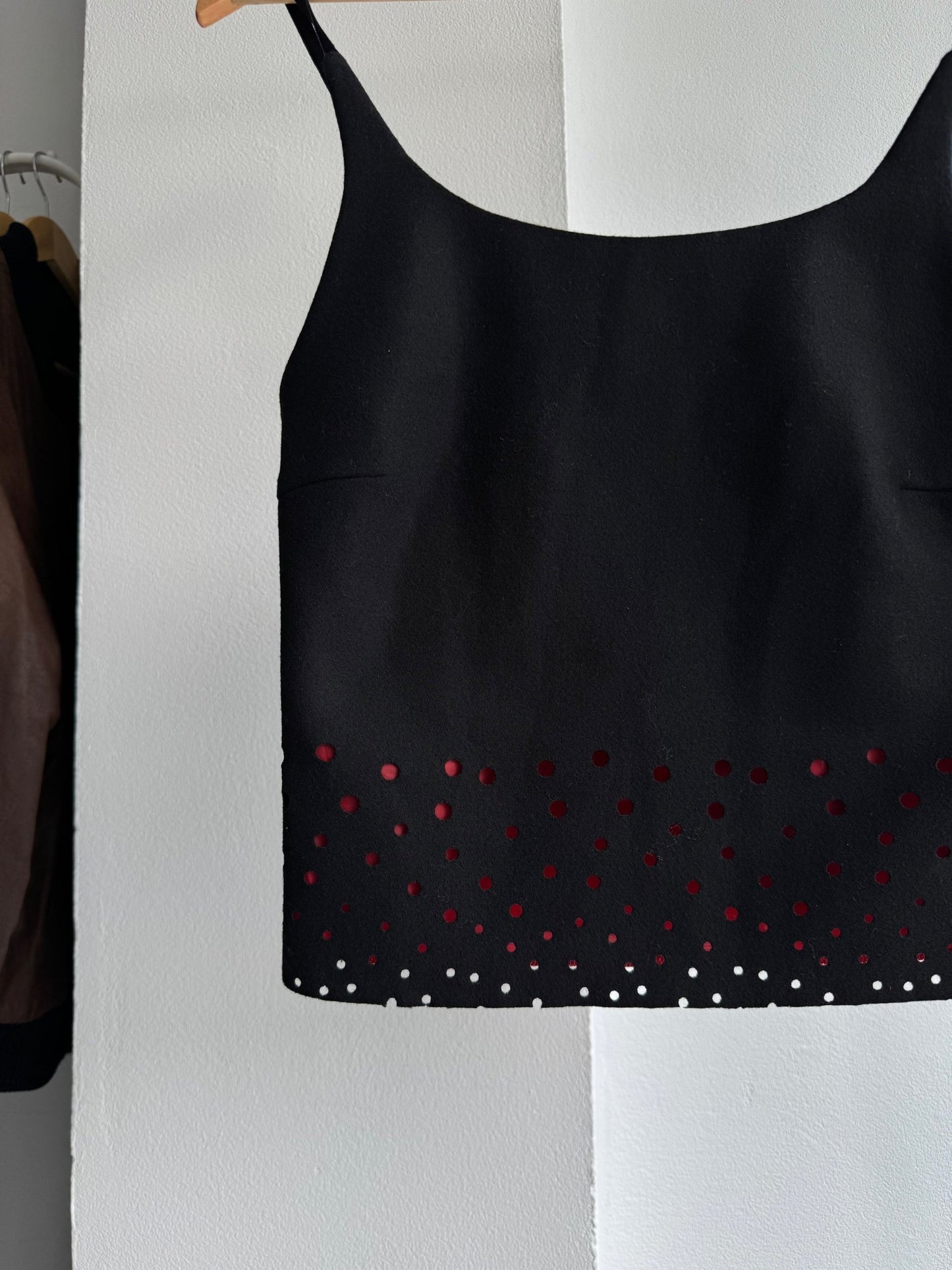 🖤 Top Vintage Closed Black Virgin Wool – S – Made in Italy - anbracaminte