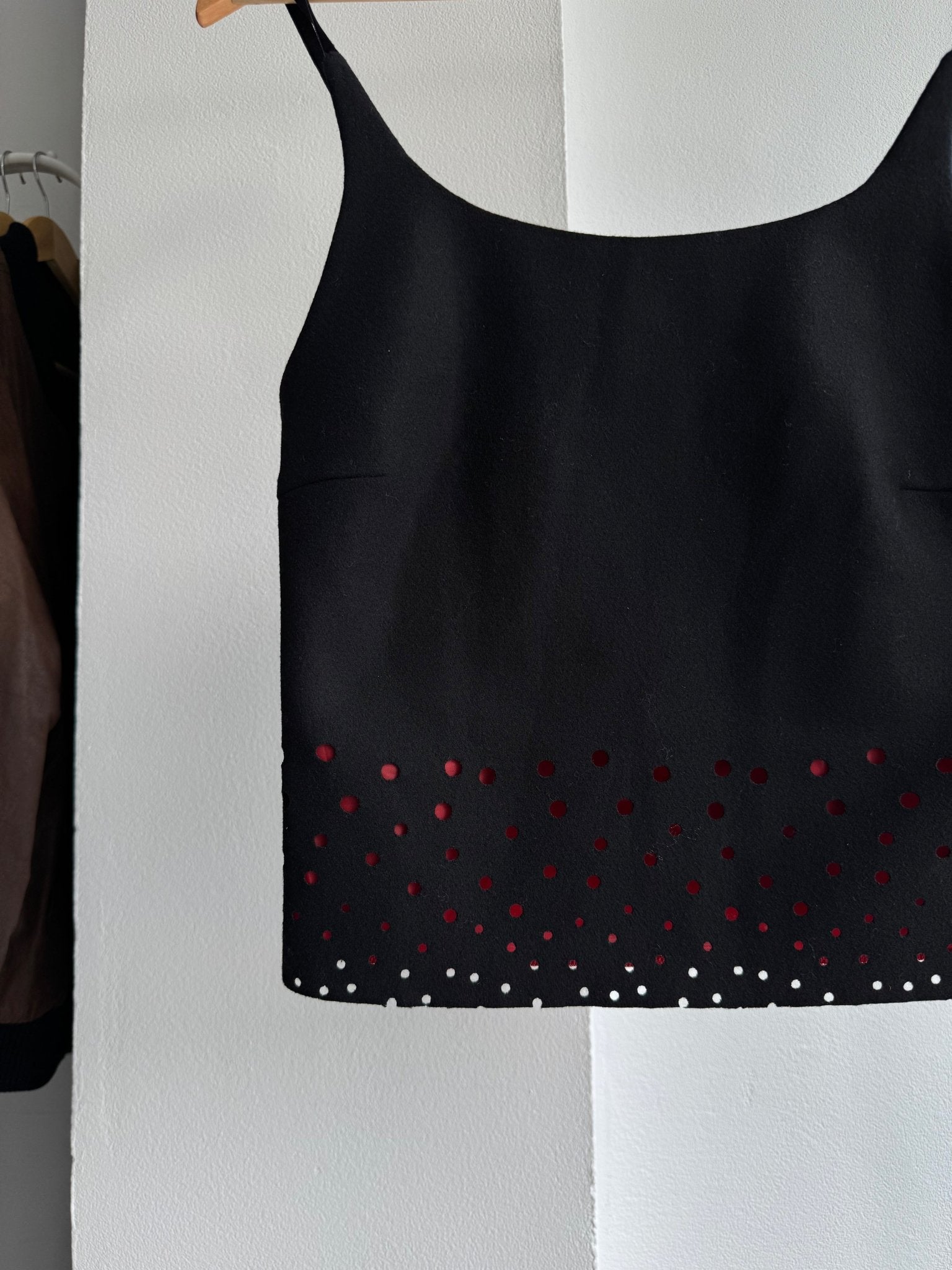 🖤 Top Vintage Closed Black Virgin Wool – S – Made in Italy - anbracaminte