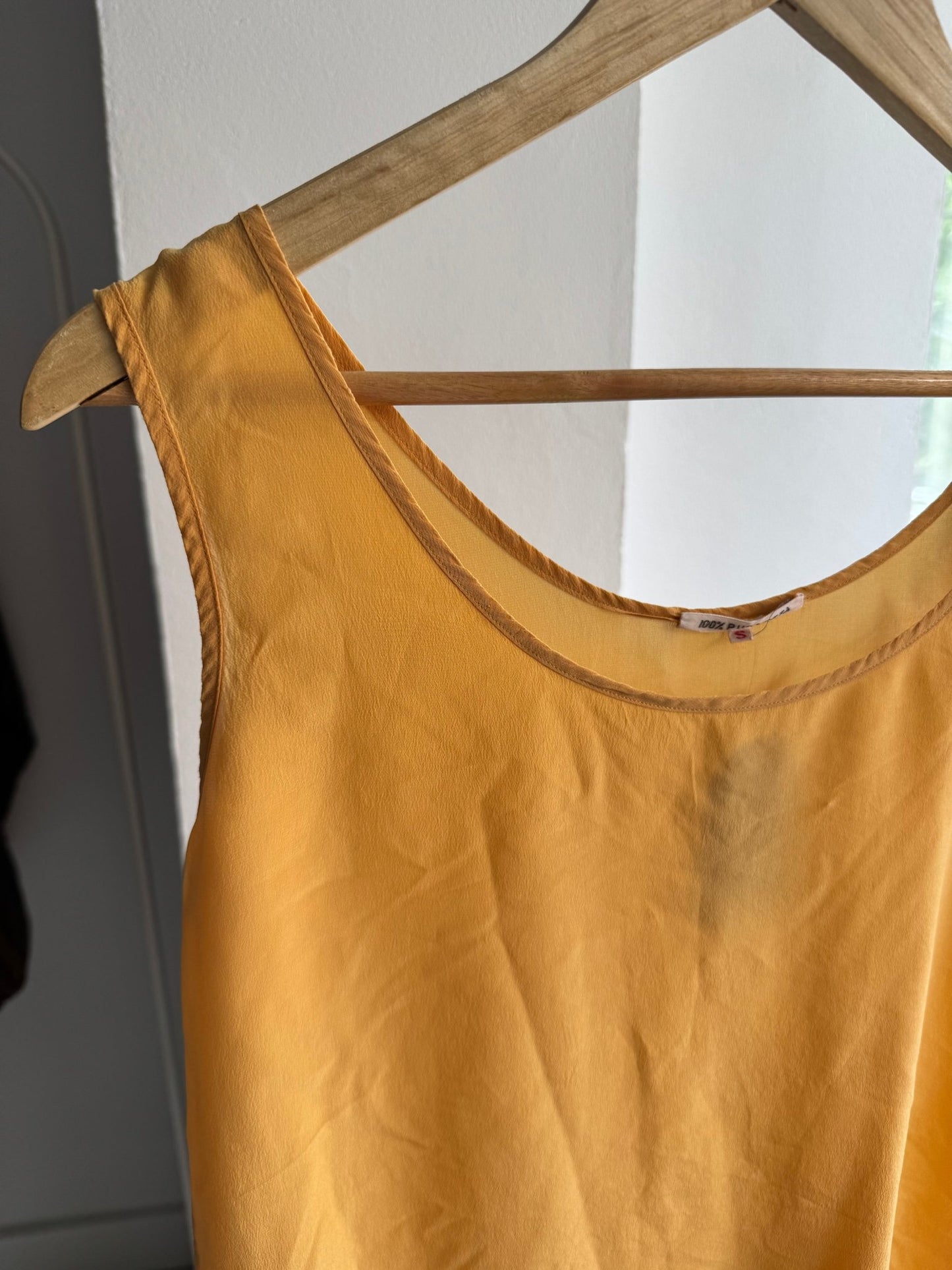 ☀️ Top Vintage Damă din Mătase – S Damă - anbracaminte