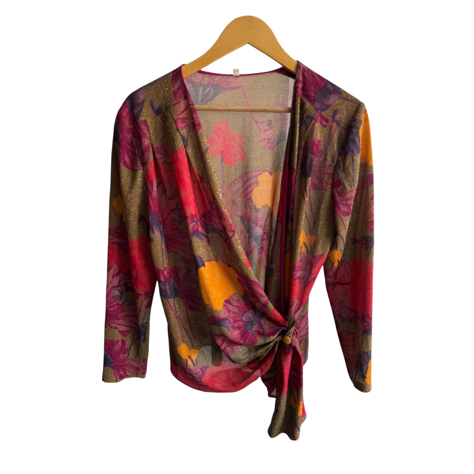 ✨ Top Vintage Printed Mesh – S Damă – Made in Italy - anbracaminte