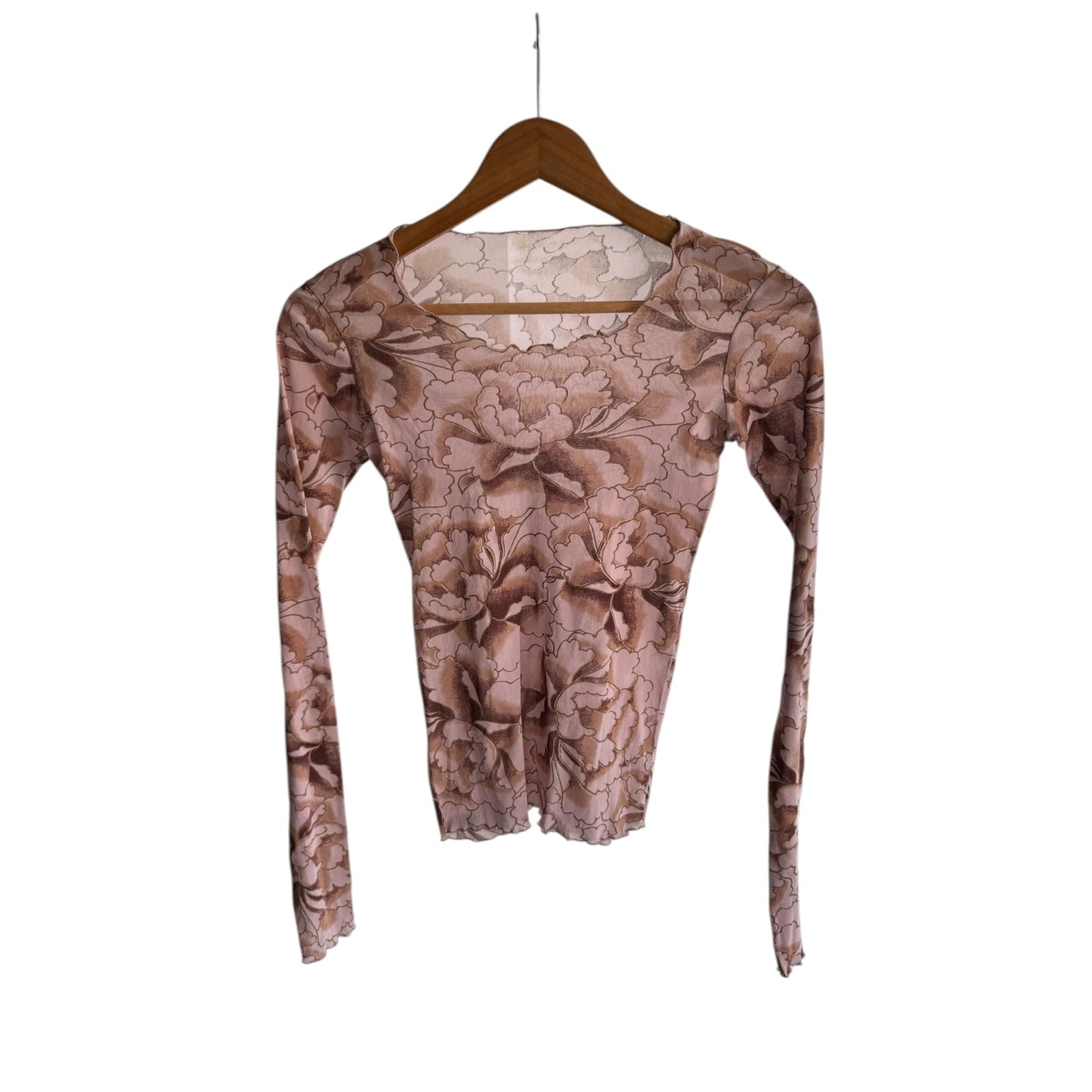 Top Vintage Y2K din Plasă (Mesh) cu Print – Damă | XS - S - anbracaminte