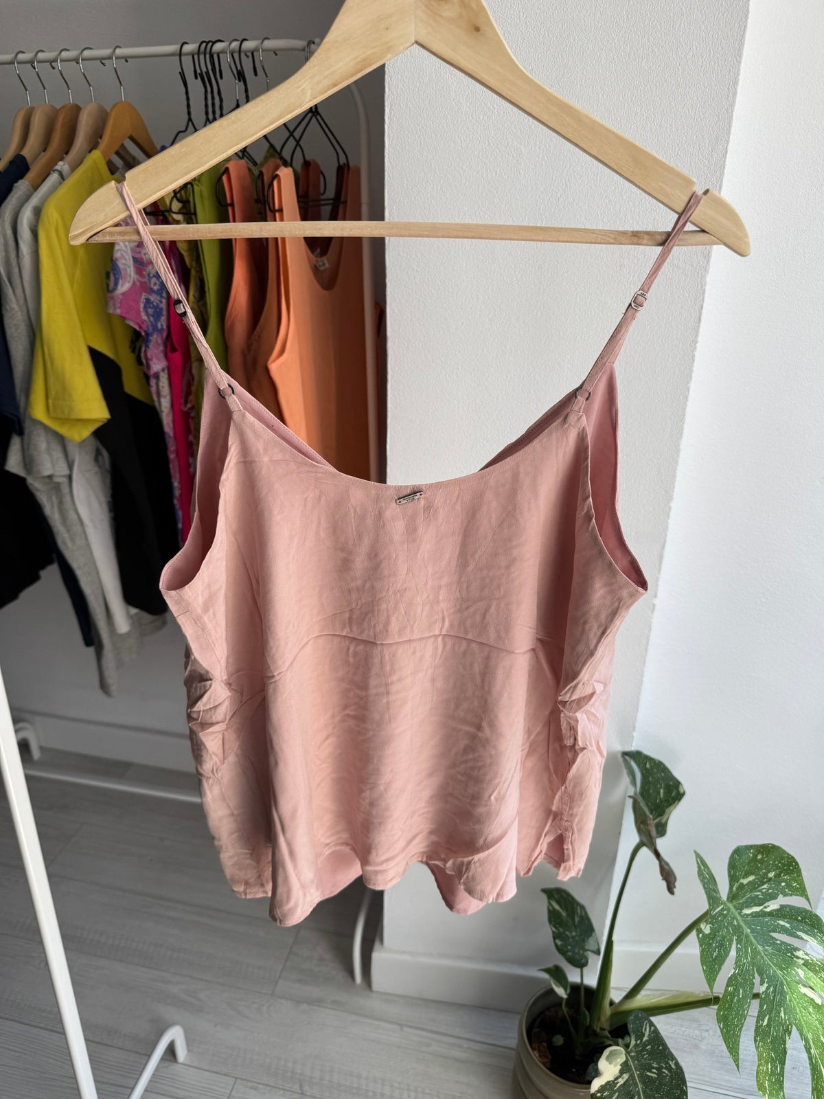 👚 Top Y2K Abercrombie & Fitch din Mătase – L Damă - anbracaminte