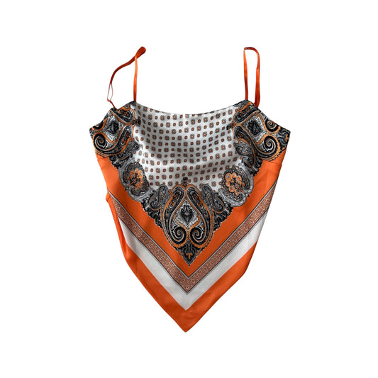 👚 Top Y2K Bandana – Mărime Universală – Made in Italy - anbracaminte