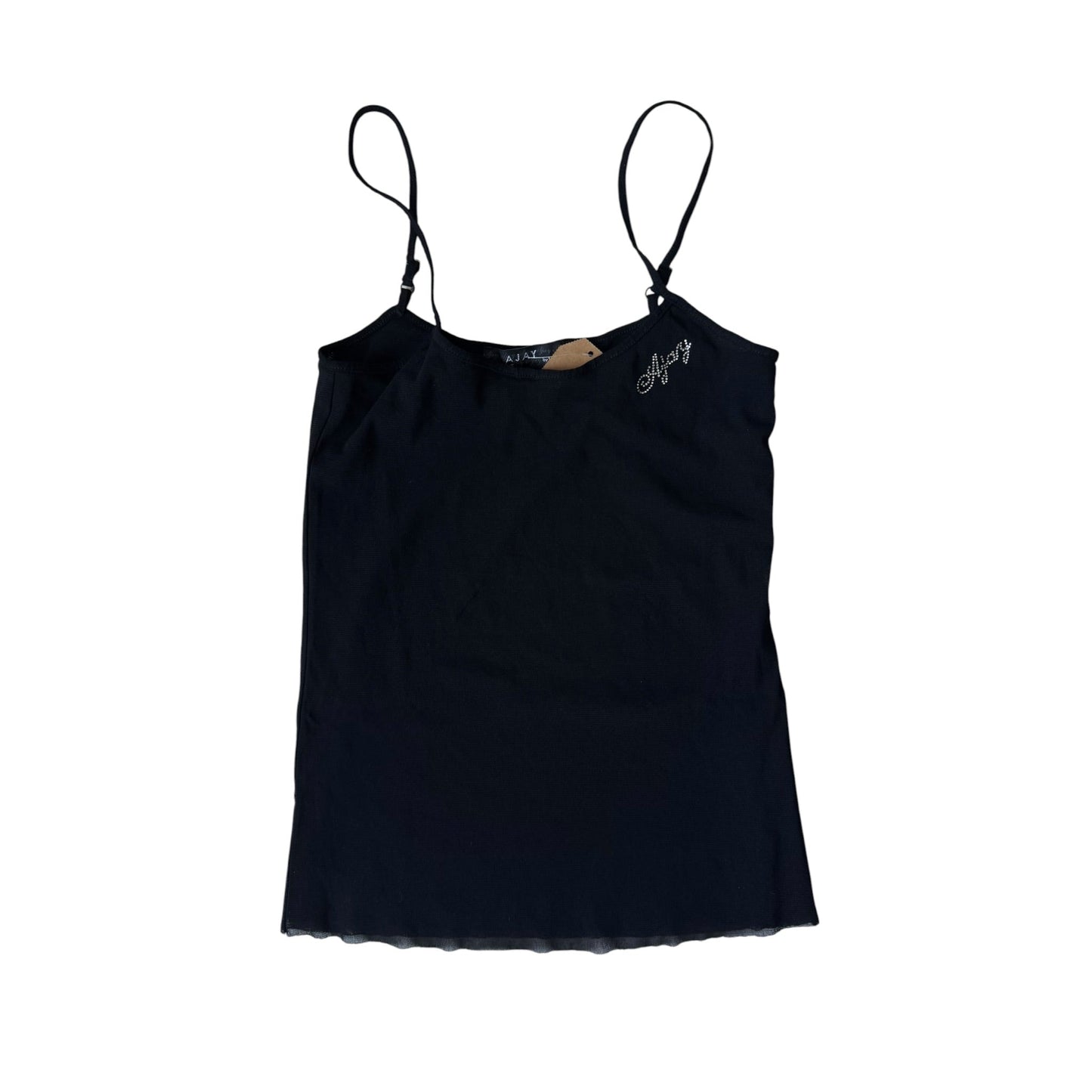 ✨ Top Y2K Black cu Rhinestones – XS/S Damă – Made in Italy - anbracaminte