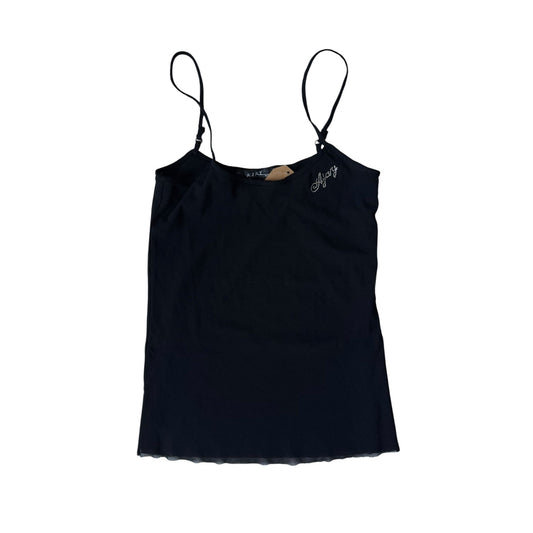 ✨ Top Y2K Black cu Rhinestones – XS/S Damă – Made in Italy - anbracaminte