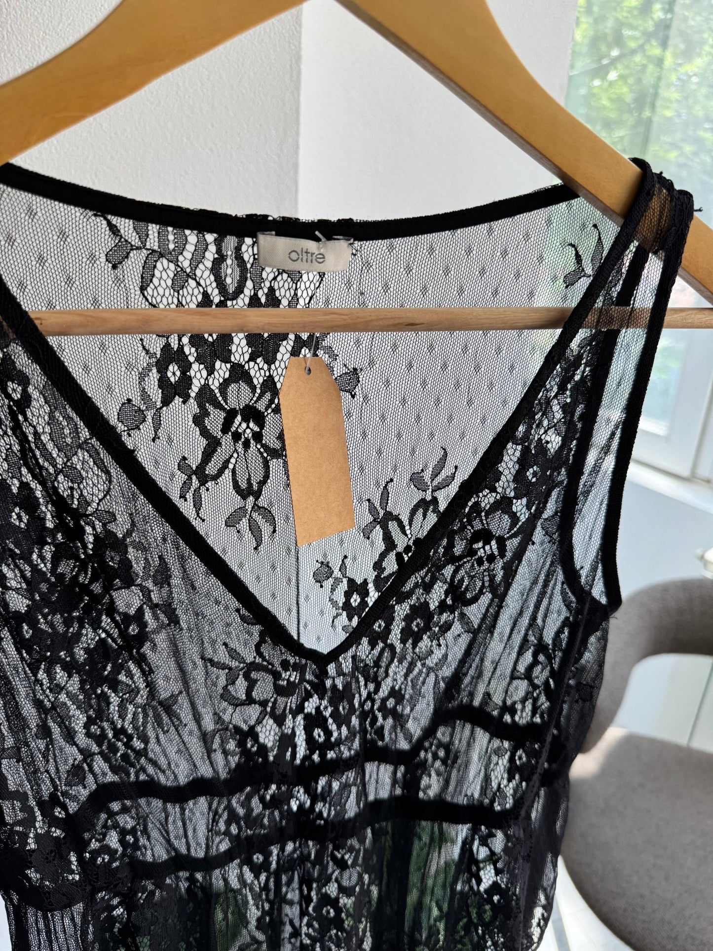✨ Top Y2K Black Lace – XS/S Damă - anbracaminte