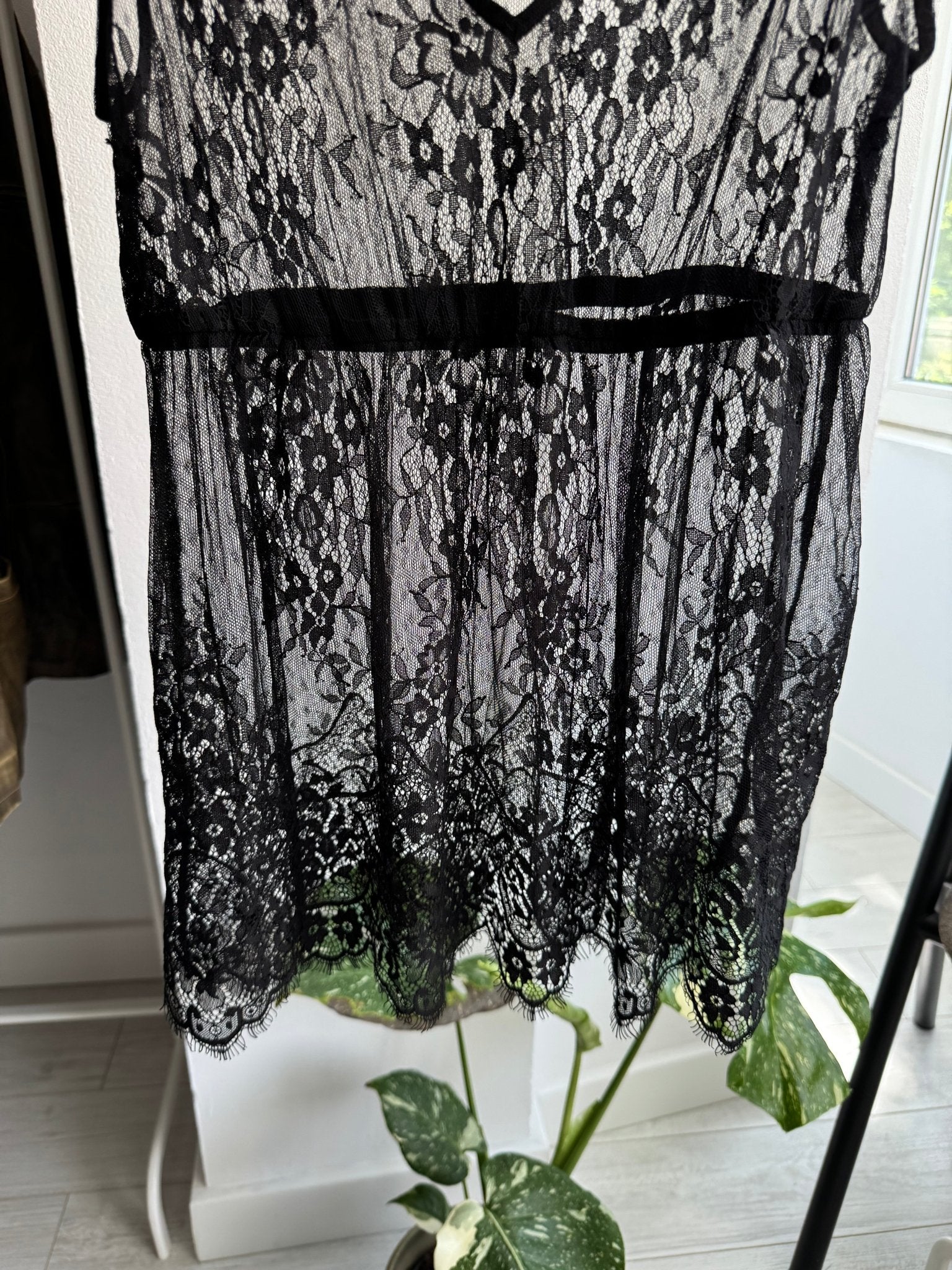 ✨ Top Y2K Black Lace – XS/S Damă - anbracaminte