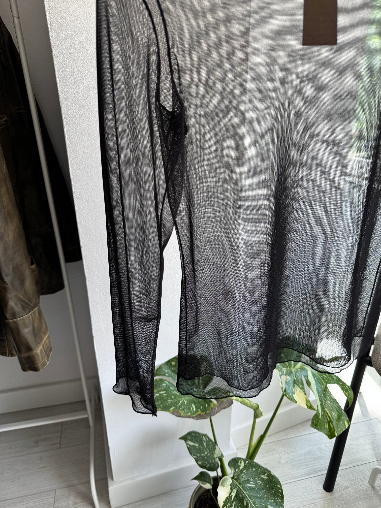 ✨ Top Y2K Black Mesh – IT 44 (M/L Damă) – Made in Italy - anbracaminte