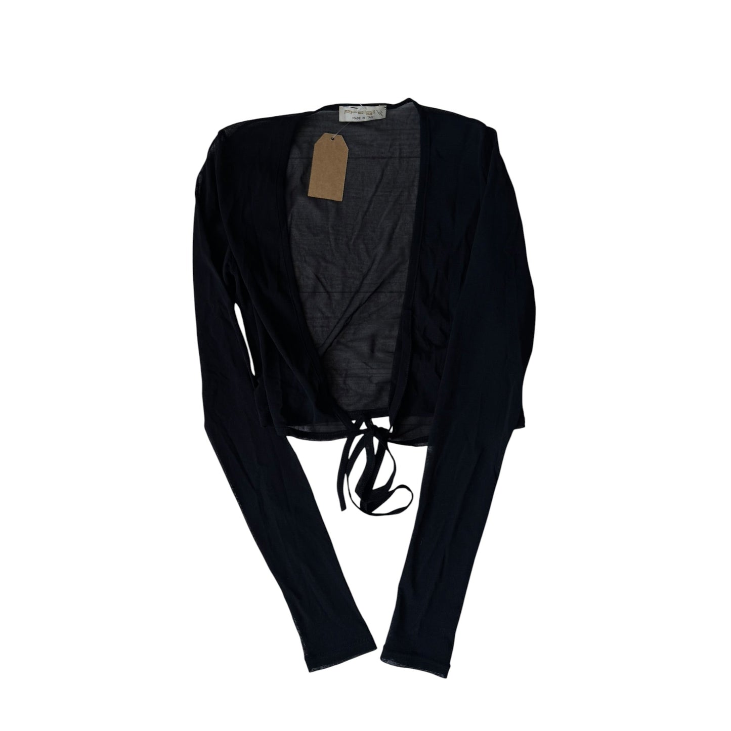 ✨ Top Y2K Black Mesh – M Damă – Made in Italy - anbracaminte