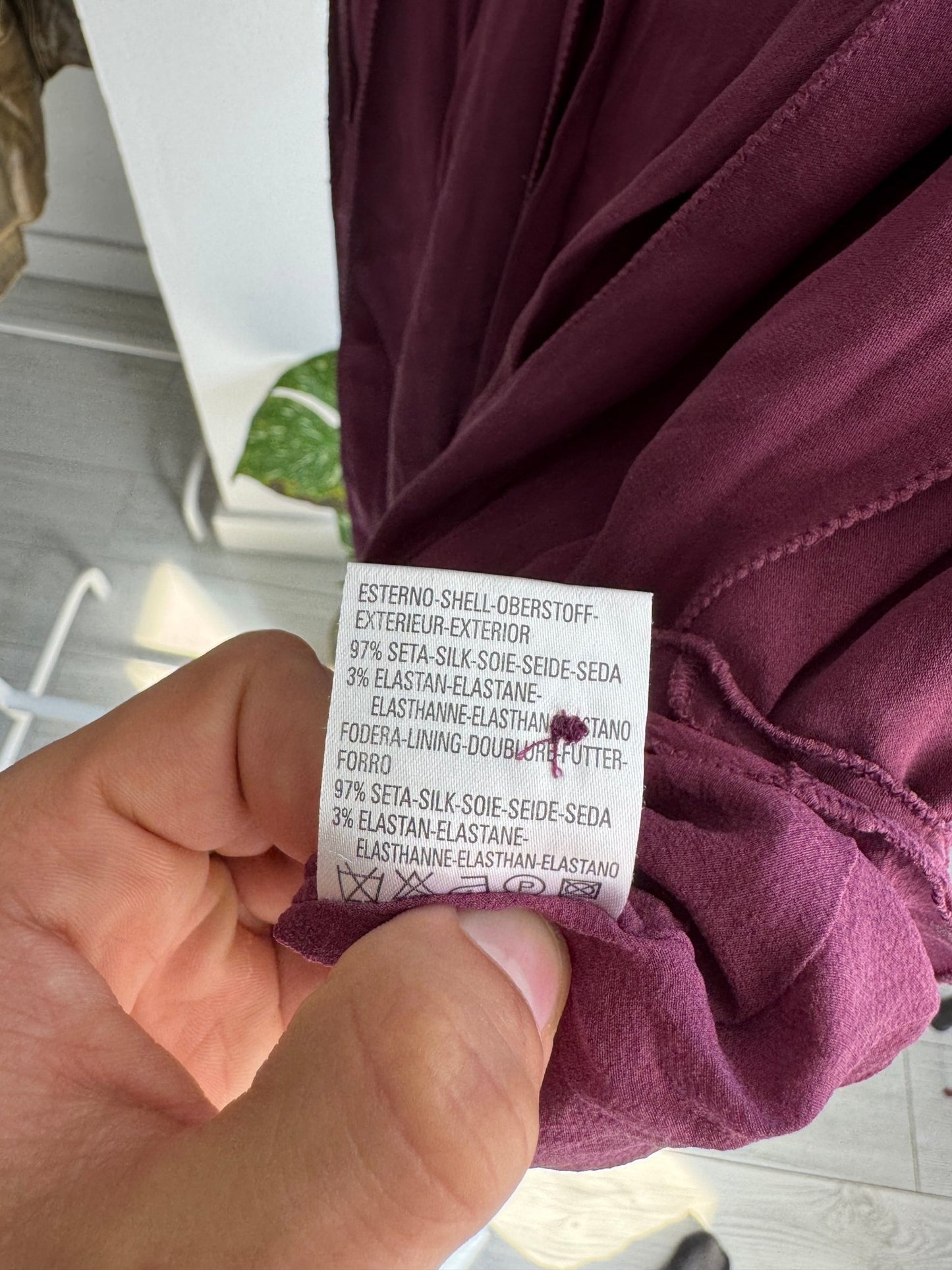 ✨ Top Y2K Blunauta din Mătase – IT 42 (S/M Damă) – Made in Italy - anbracaminte