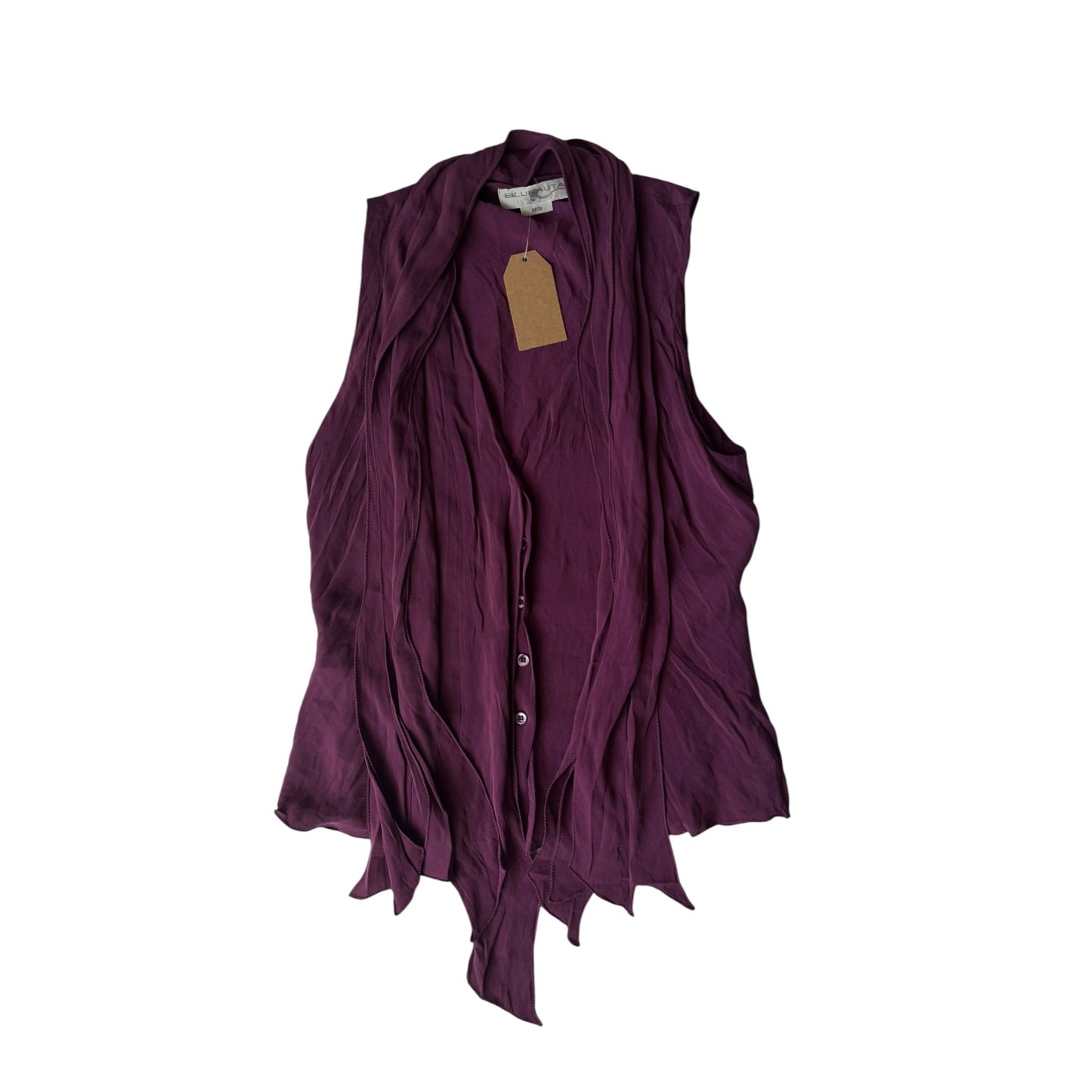✨ Top Y2K Blunauta din Mătase – IT 42 (S/M Damă) – Made in Italy - anbracaminte