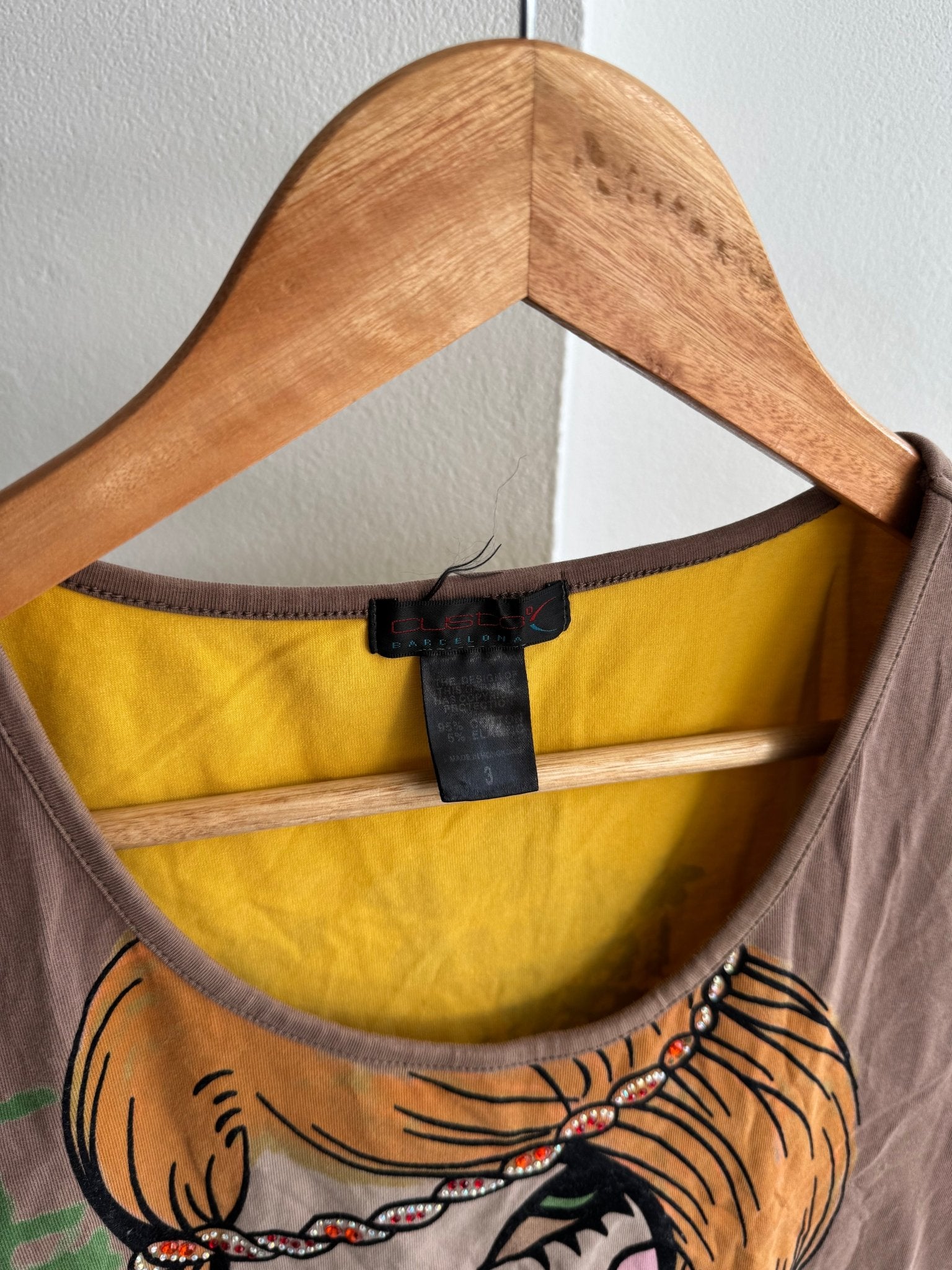 🌞 Top Y2K Damă Custo Barcelona Printed – Size 3 (L) - anbracaminte