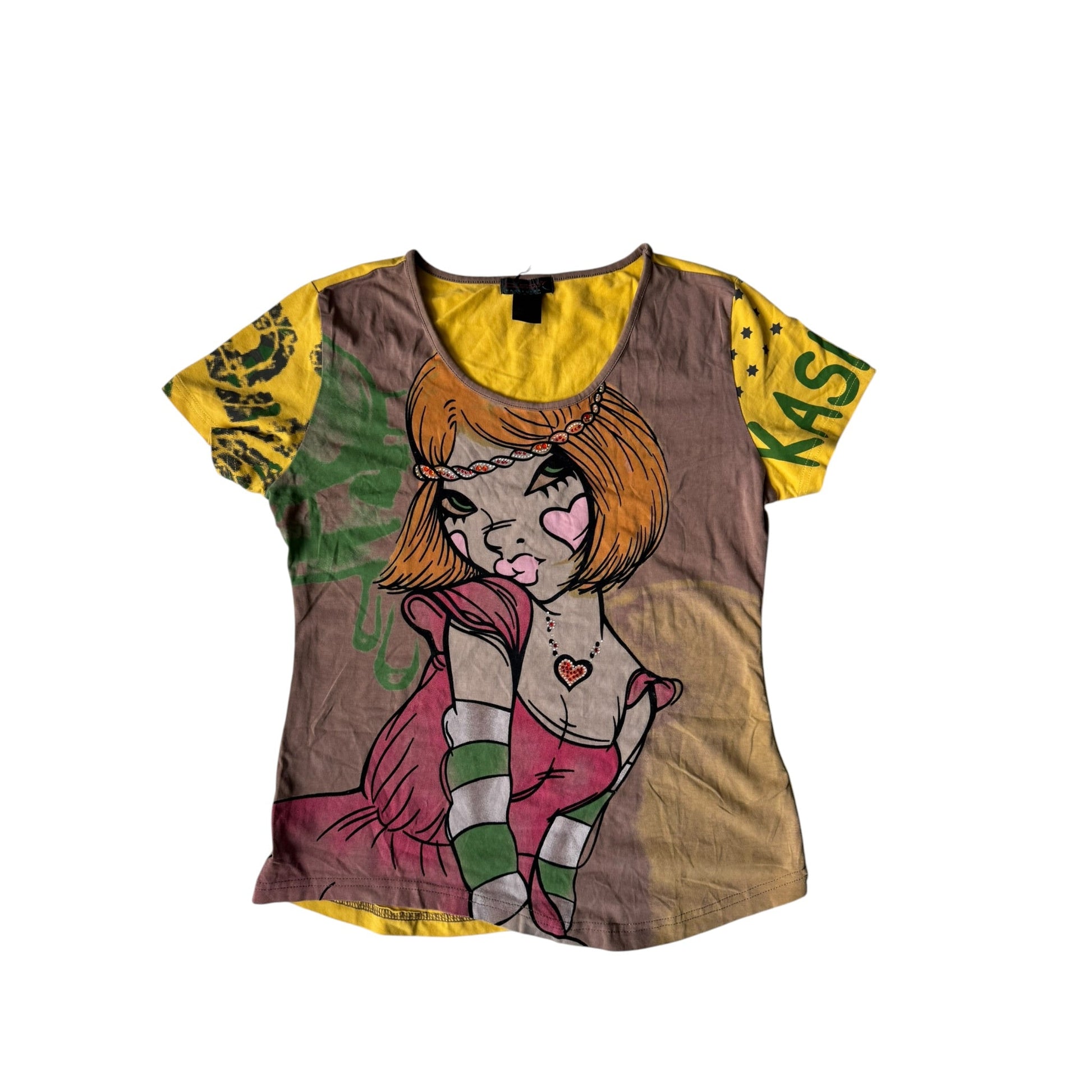 🌞 Top Y2K Damă Custo Barcelona Printed – Size 3 (L) - anbracaminte