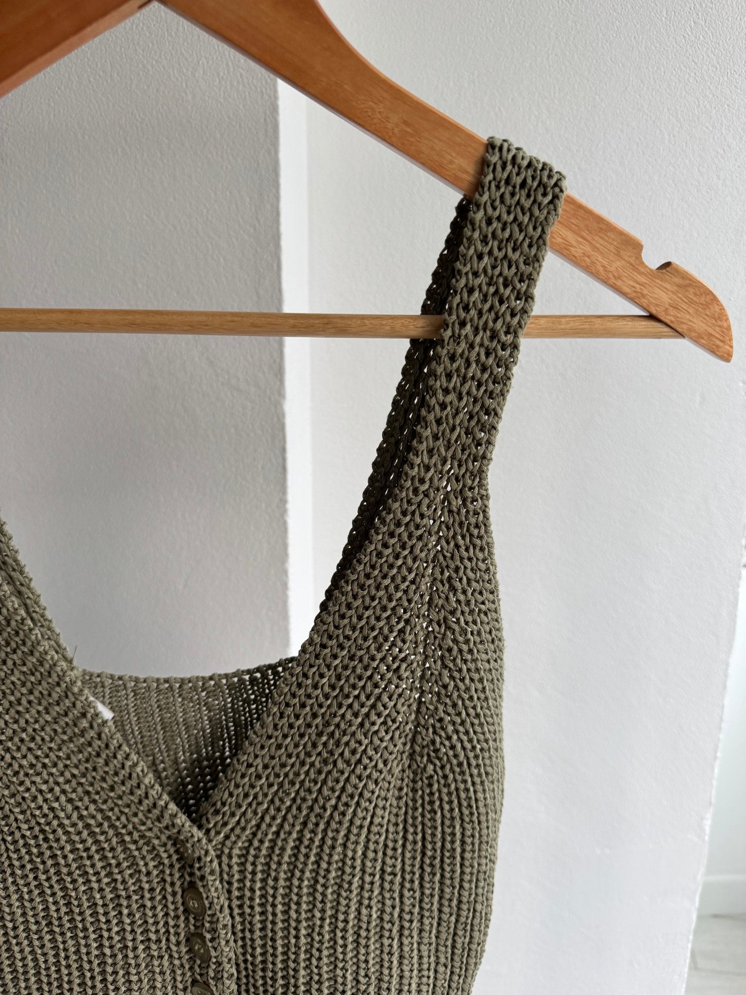 🪖 Top Y2K Dark Green Knitted – XS/S Damă – Made in Italy - anbracaminte
