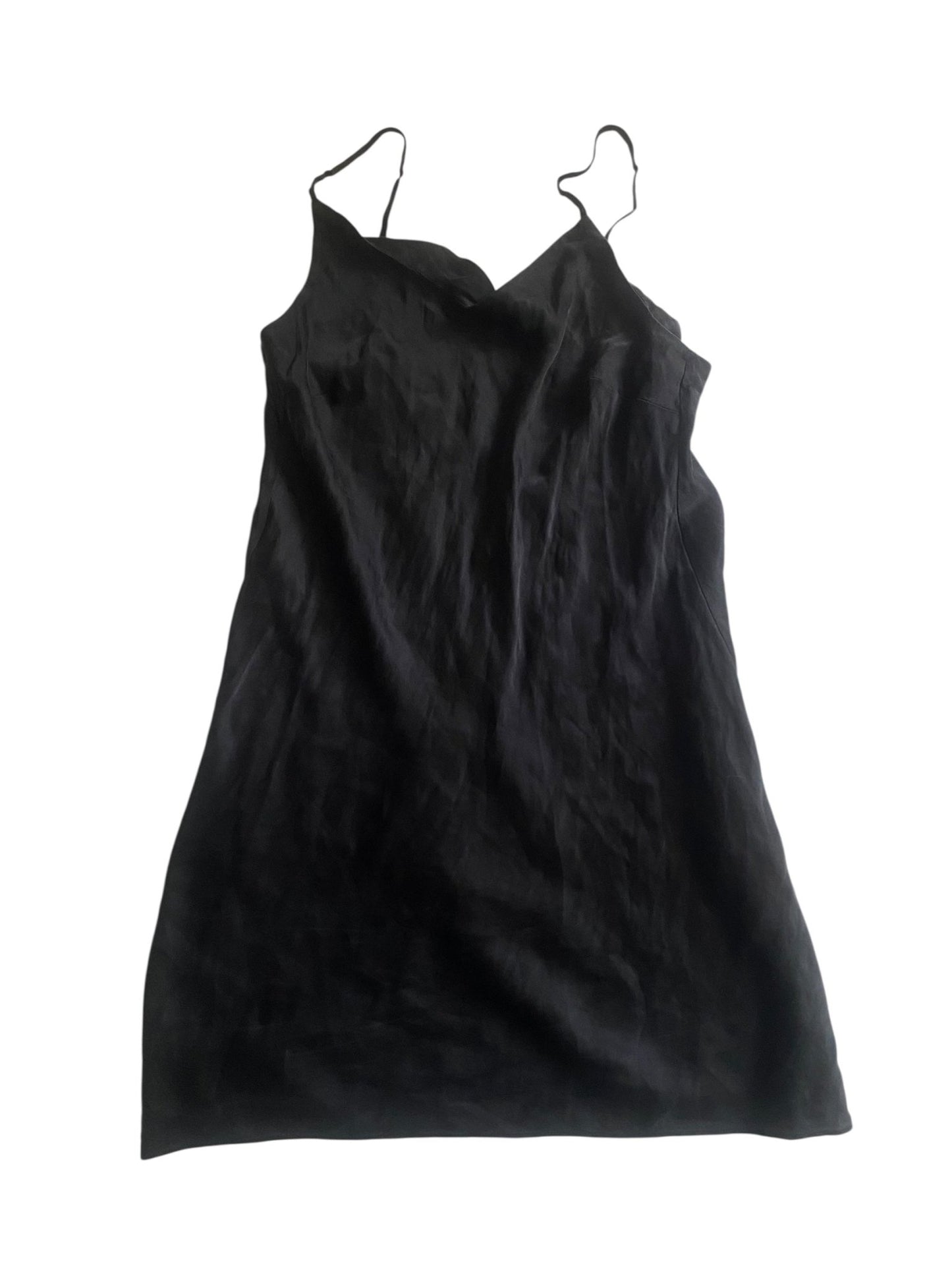 👚 Top Y2K din Mătase Neagră – Mărime M - anbracaminte