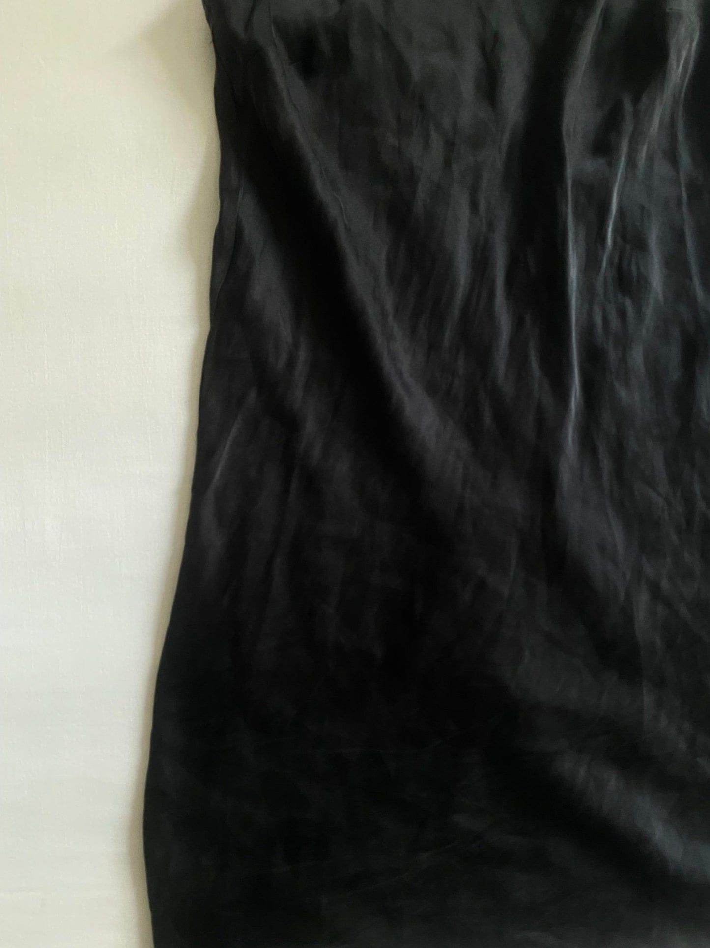 👚 Top Y2K din Mătase Neagră – Mărime M - anbracaminte