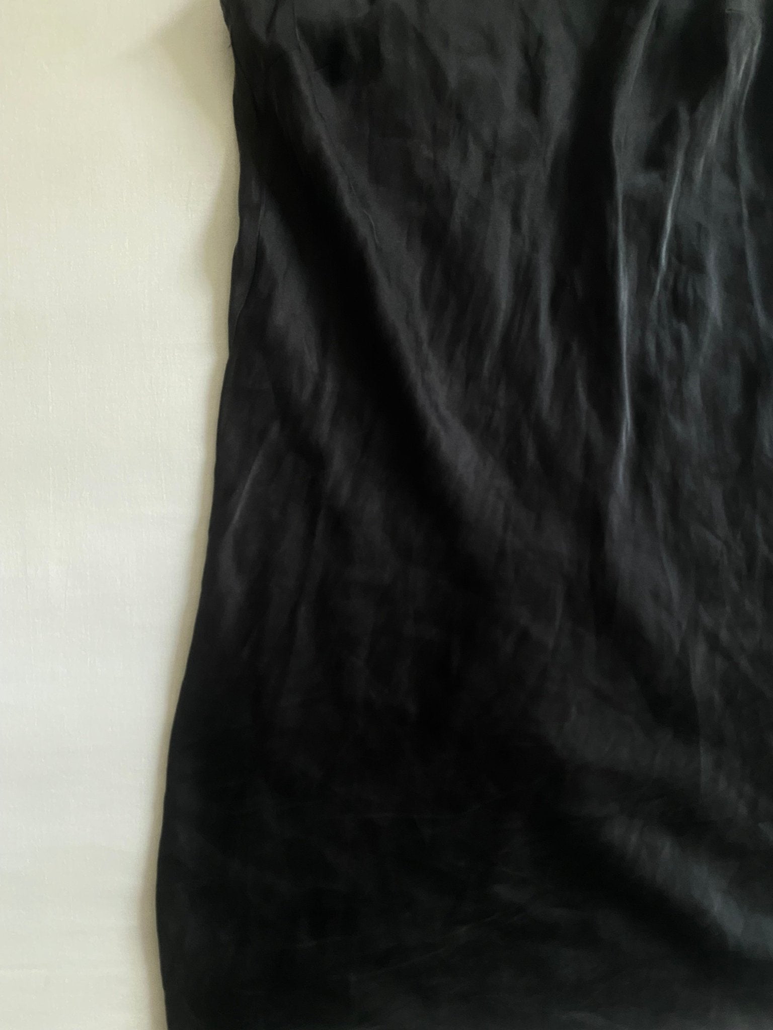 👚 Top Y2K din Mătase Neagră – Mărime M - anbracaminte
