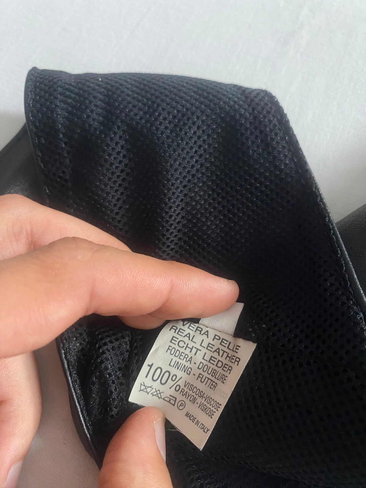 🖤 Top Y2K din Piele Naturală – Wrap Around – Mărime M – Made in Italy - anbracaminte