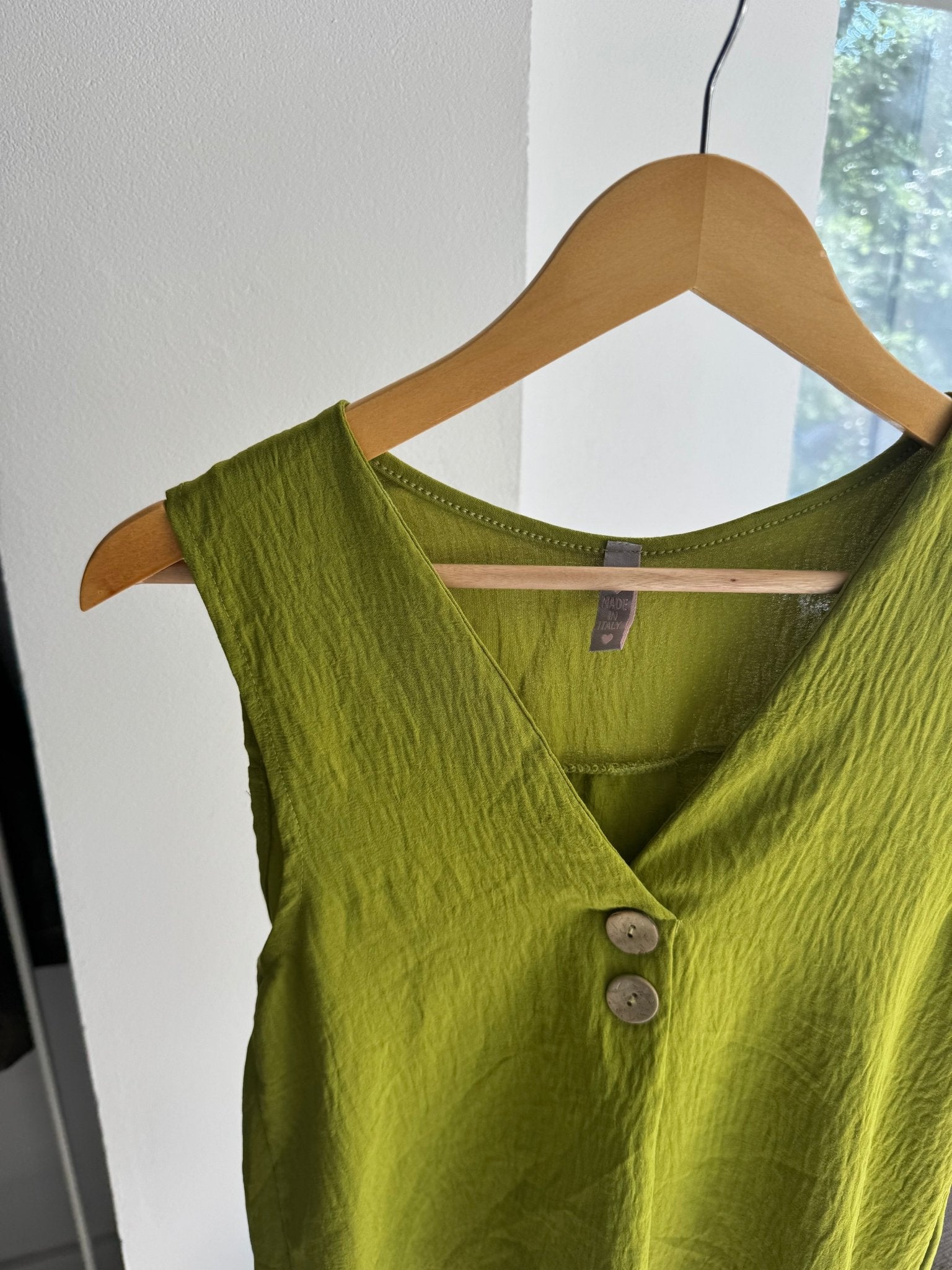 ✨ Top Y2K Green Mesh – S/M Damă – Made in Italy - anbracaminte