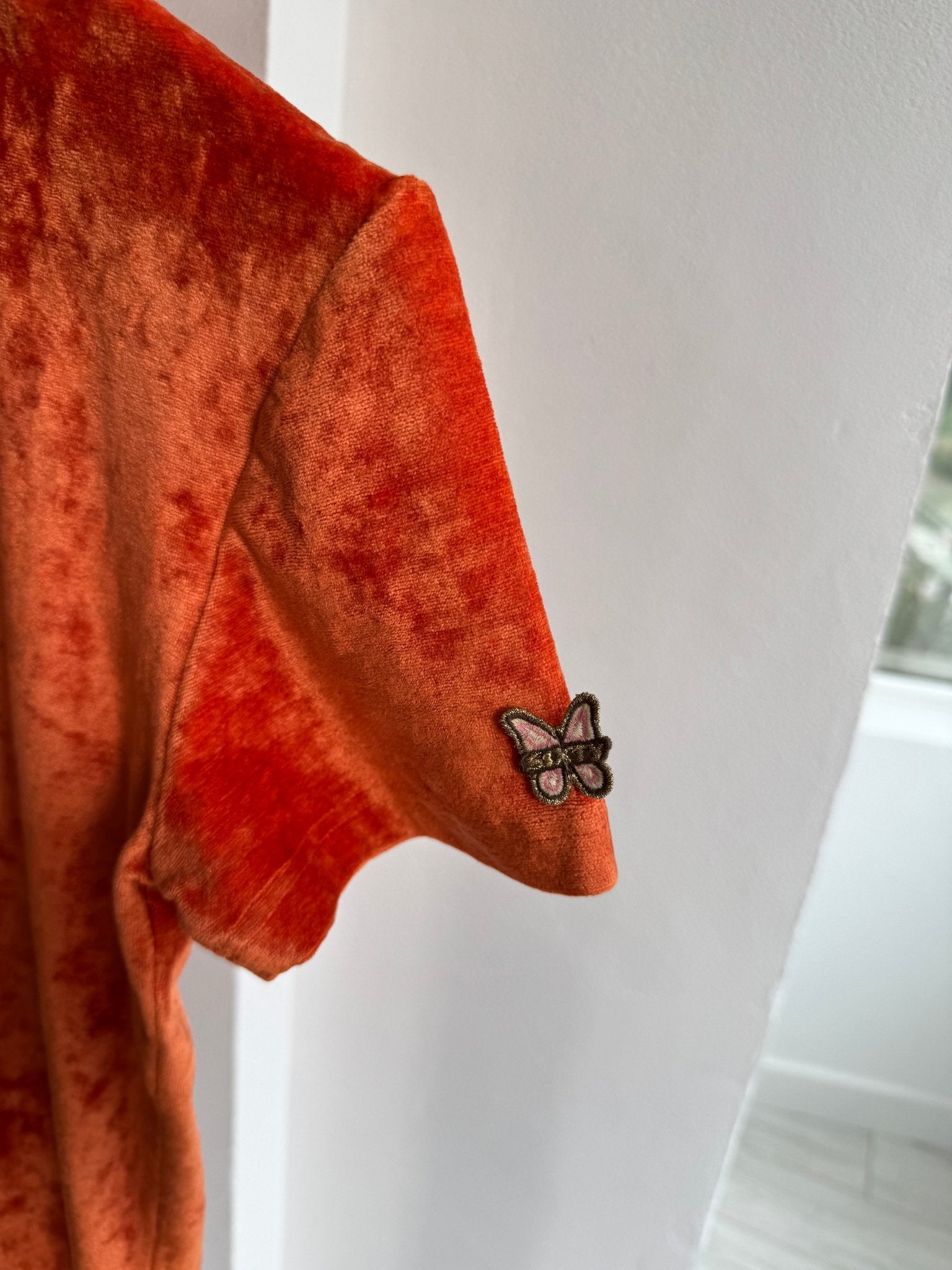 🍊 Top Y2K Miss Sixty Orange Polo Collared – L – Made in Italy - anbracaminte