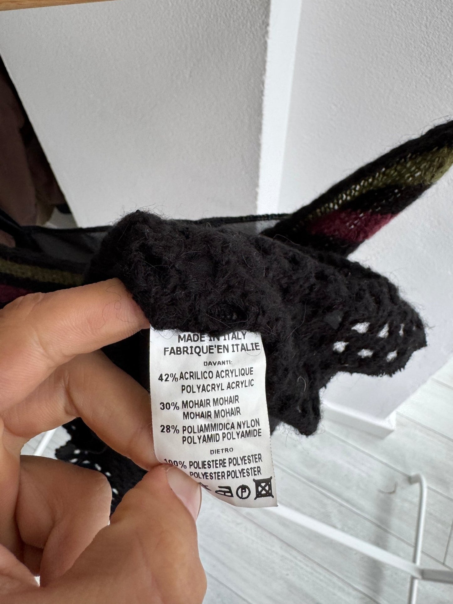 🖤 Top Y2K Mohair Blend – M Damă – Made in Italy - anbracaminte